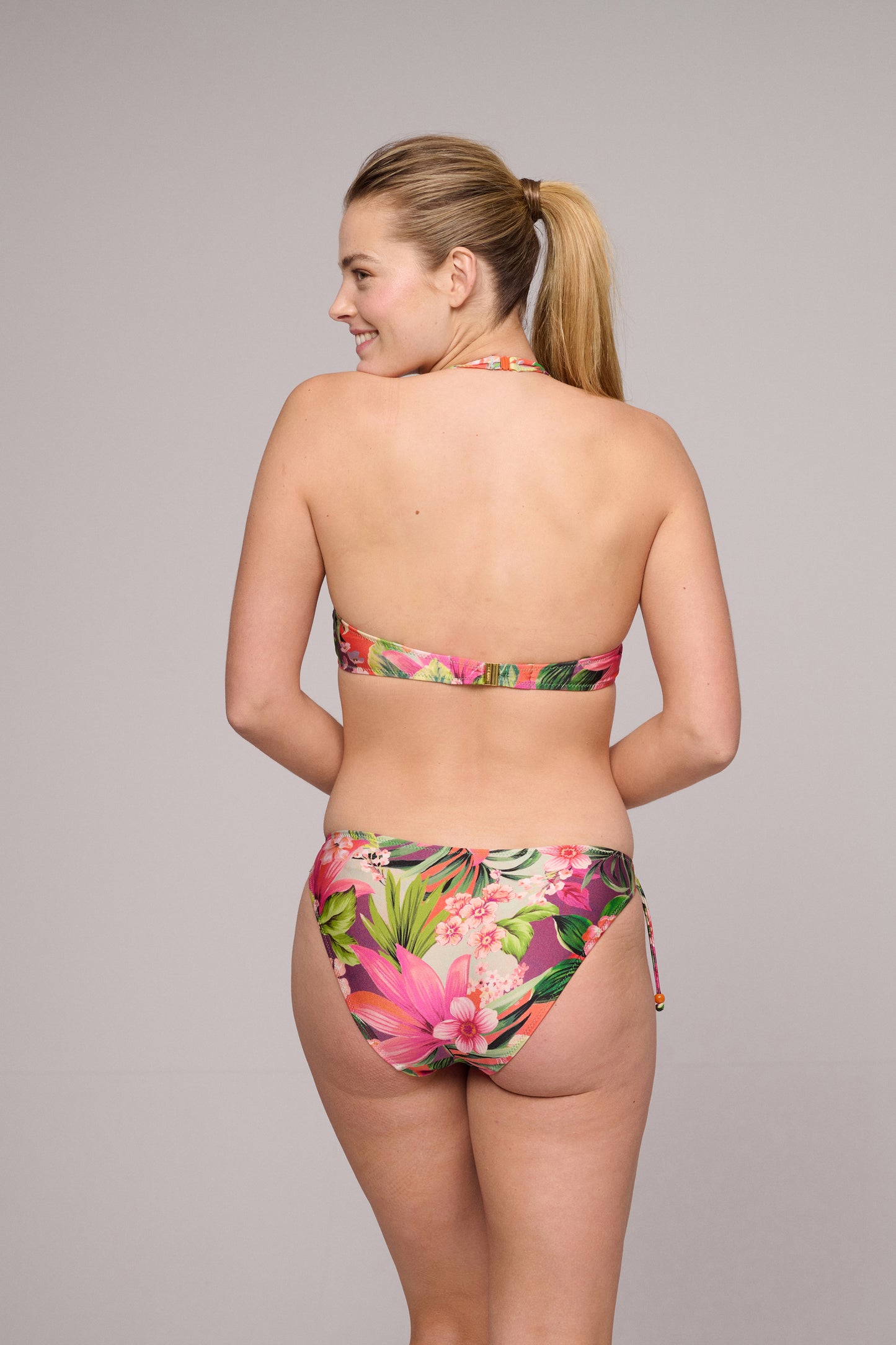 Marie Jo Swim Norma jeanne bikini heupslip met koordjes Tropical Sunset