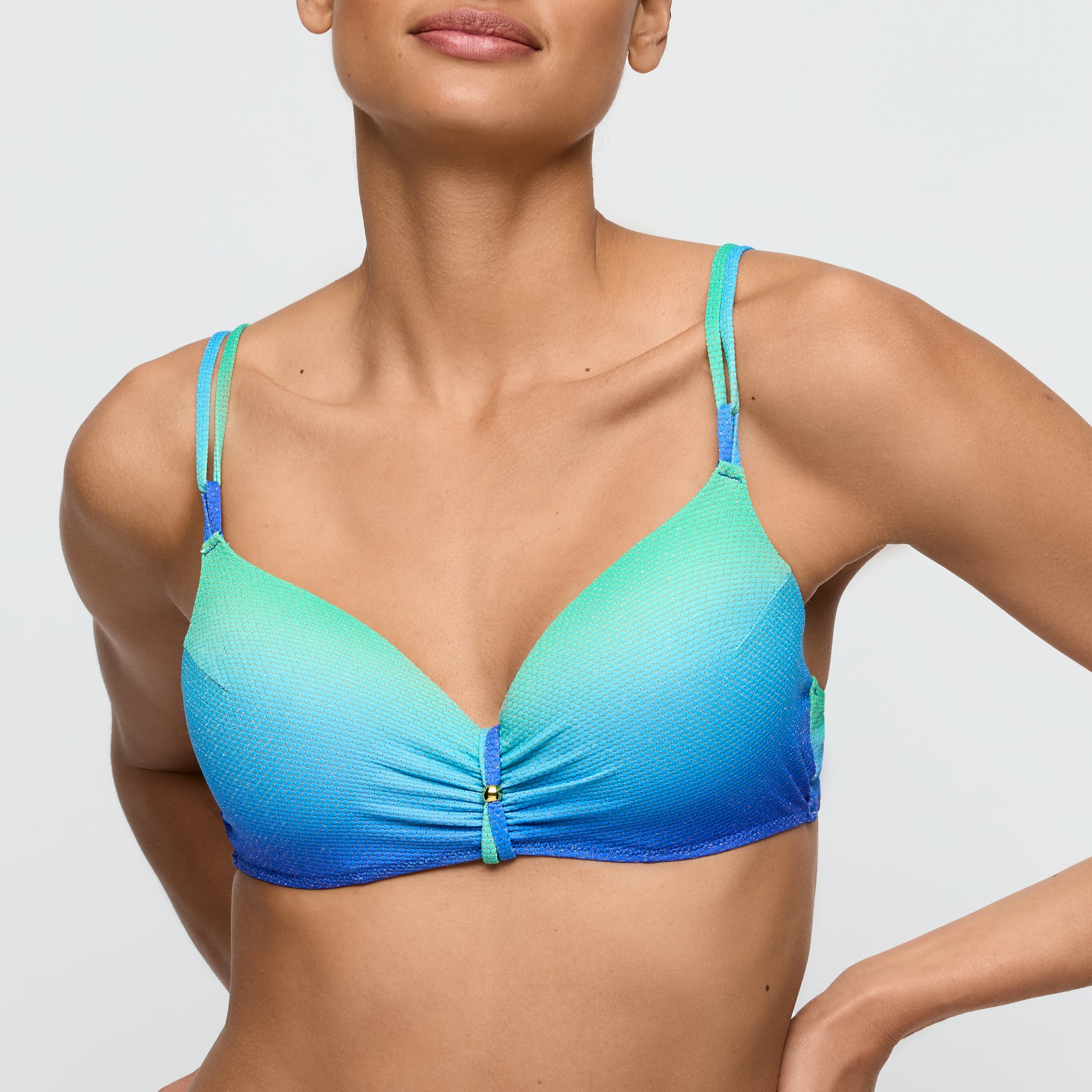 Marie Jo Swim Nusa dua voorgevormde plunge bikinitop Seascape