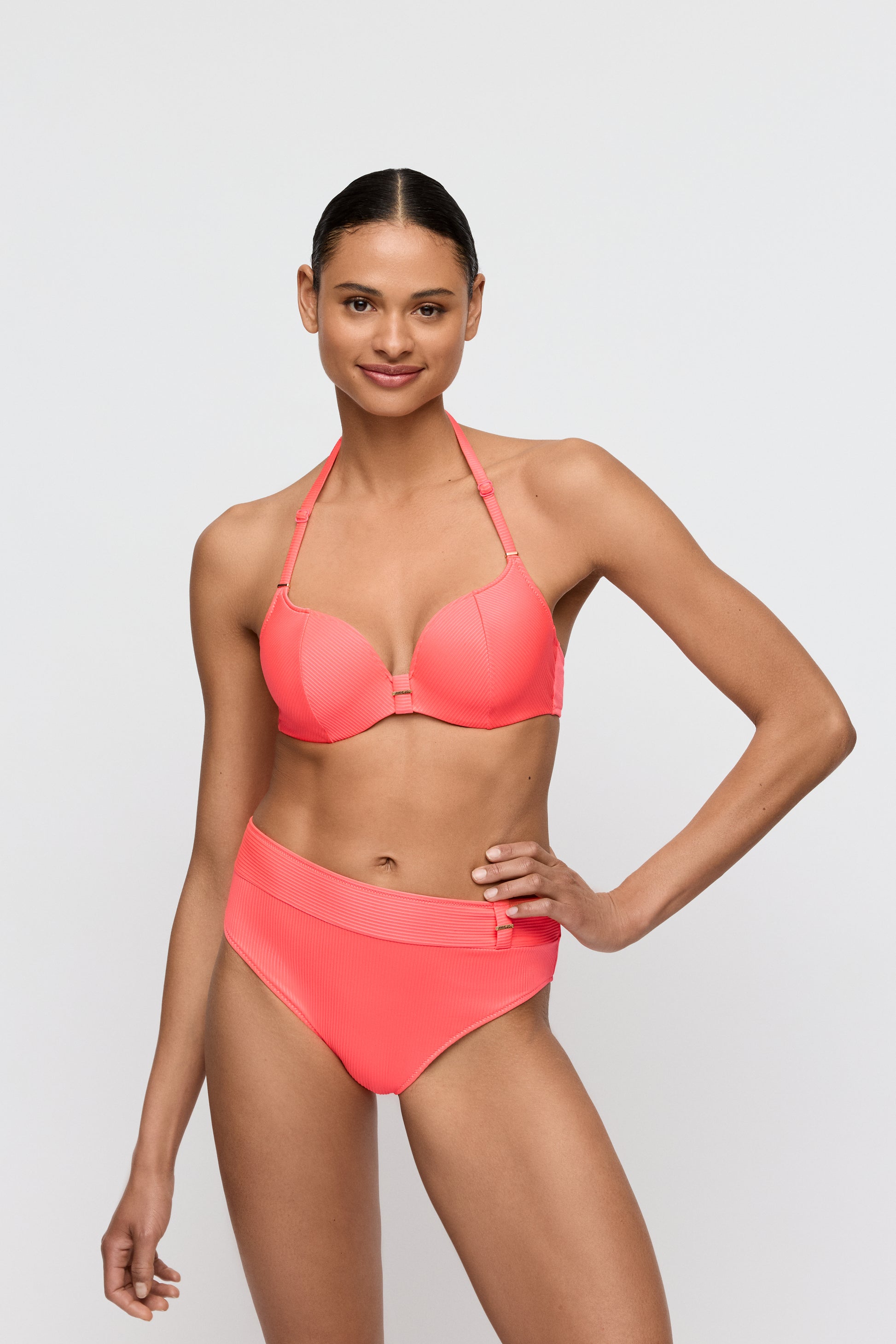 Marie Jo Swim Cassie voorgevormde bikini hartvorm Neon Fiesta