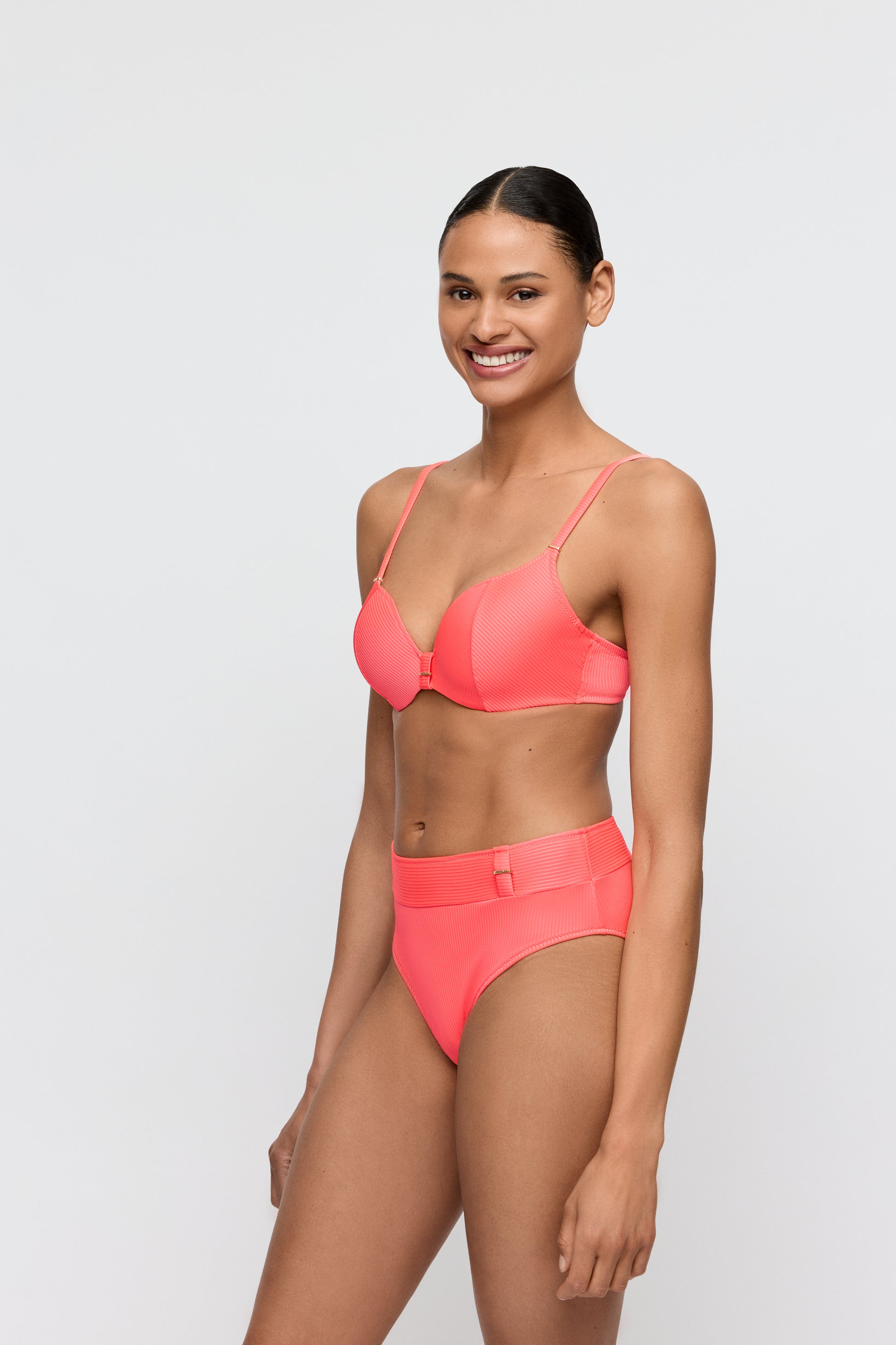 Marie Jo Swim Cassie voorgevormde bikini hartvorm Neon Fiesta