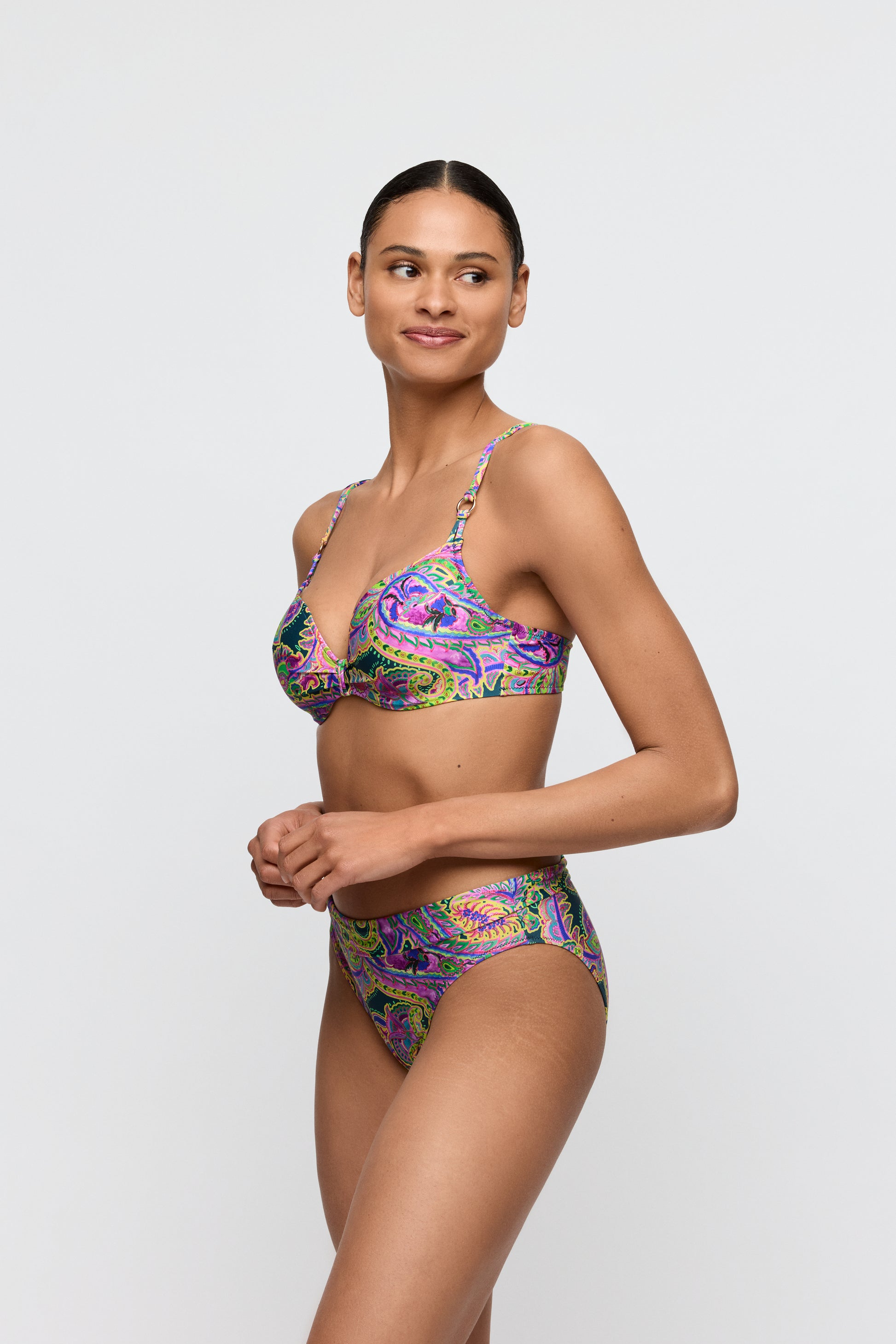 Marie Jo Swim Jolise bikini slip met omslag Tropical Paisley