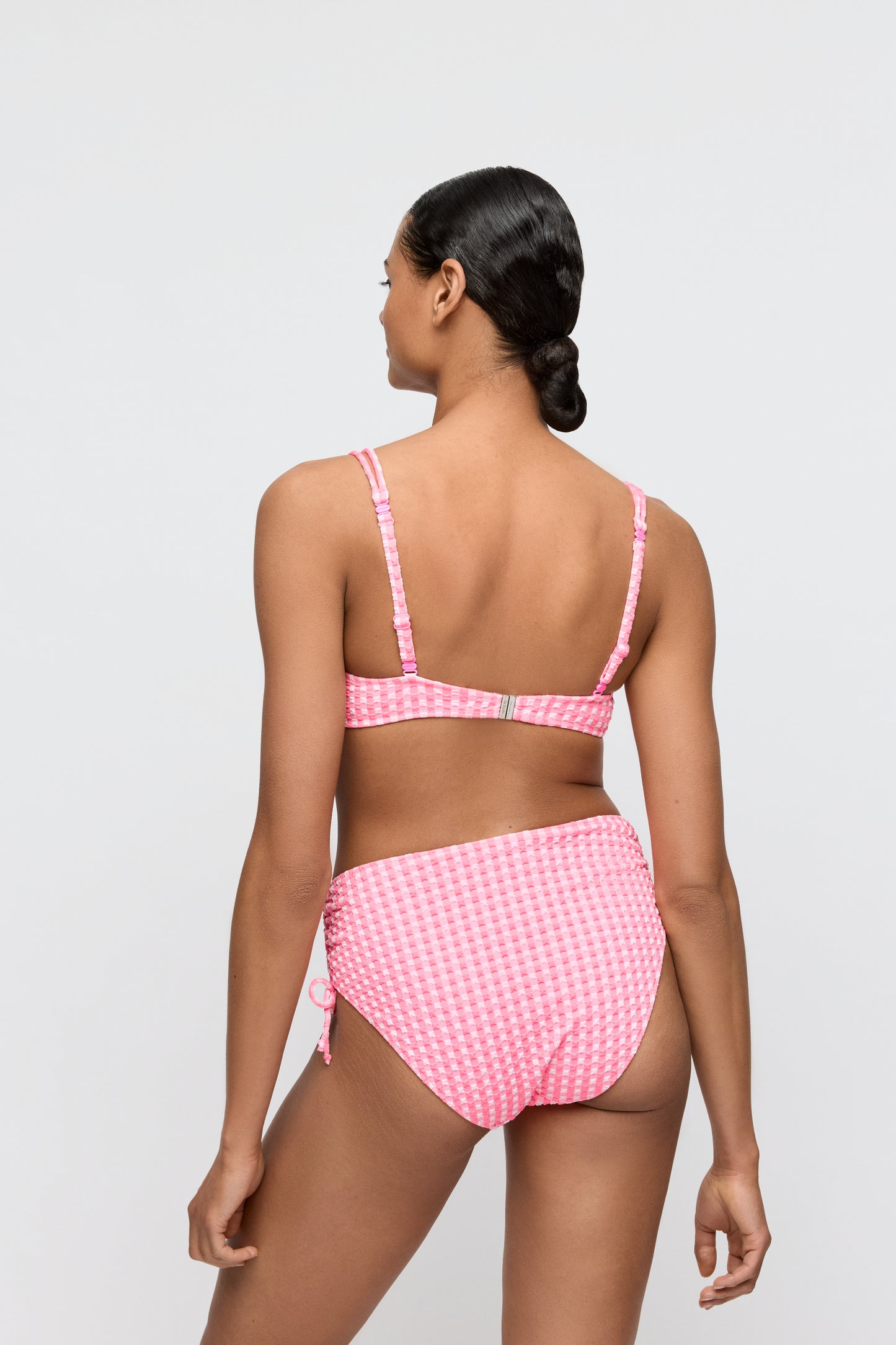 Marie Jo Swim Mary lynn bikini tailleslip met koordjes Rose Gingham