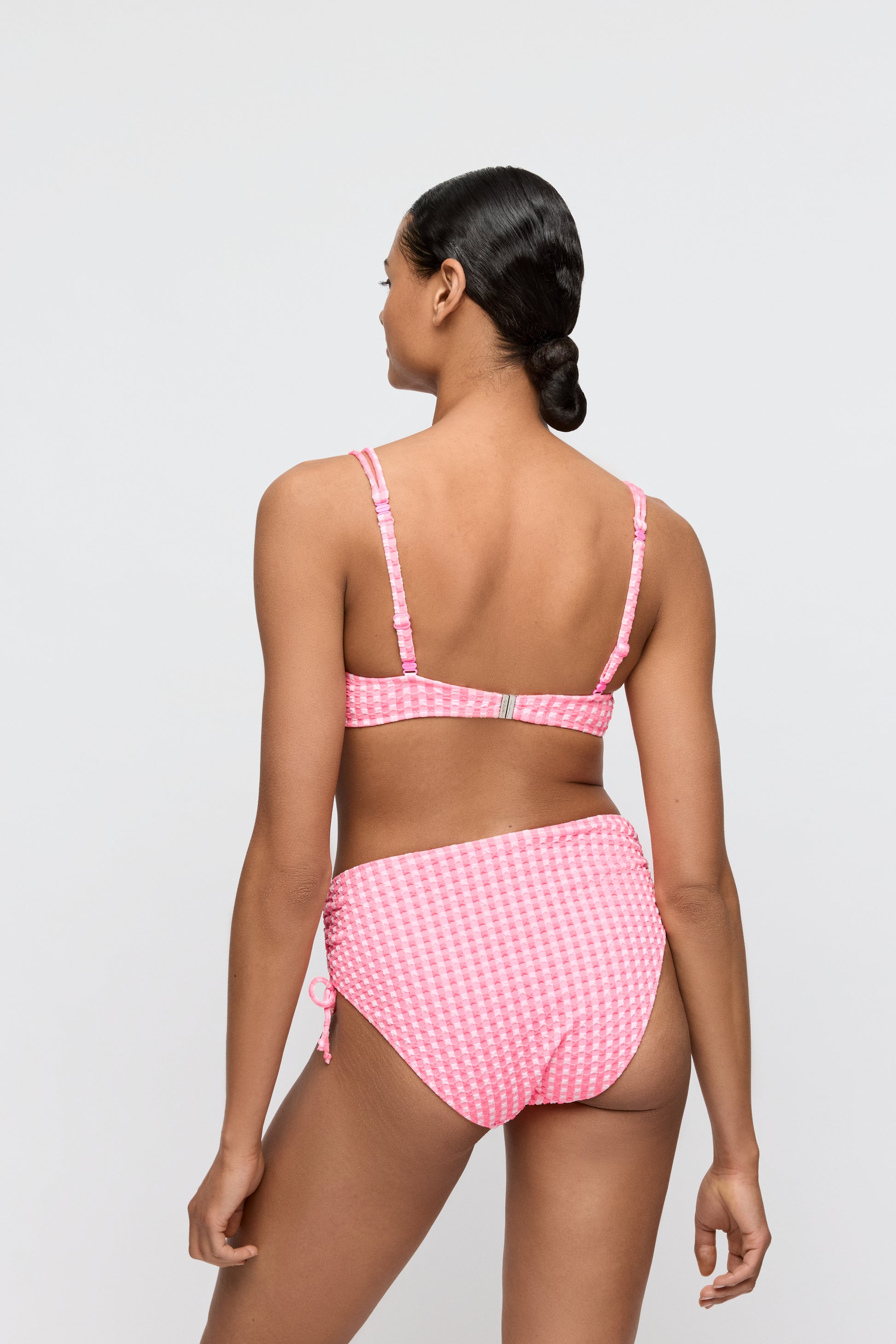 Marie Jo Swim Mary lynn bikini tailleslip met koordjes Rose Gingham