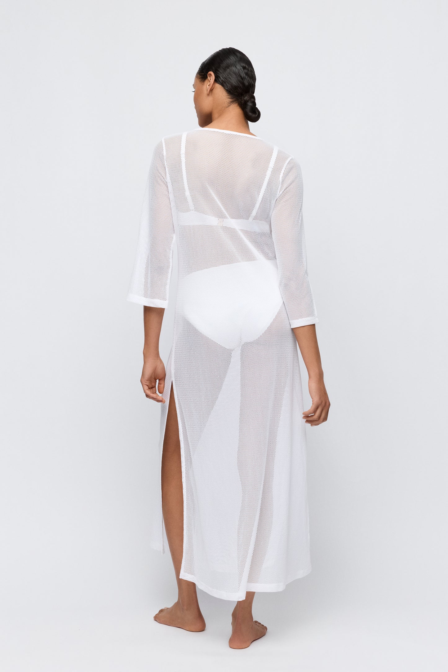 Marie Jo Swim Taleah badmode caftan elfin white