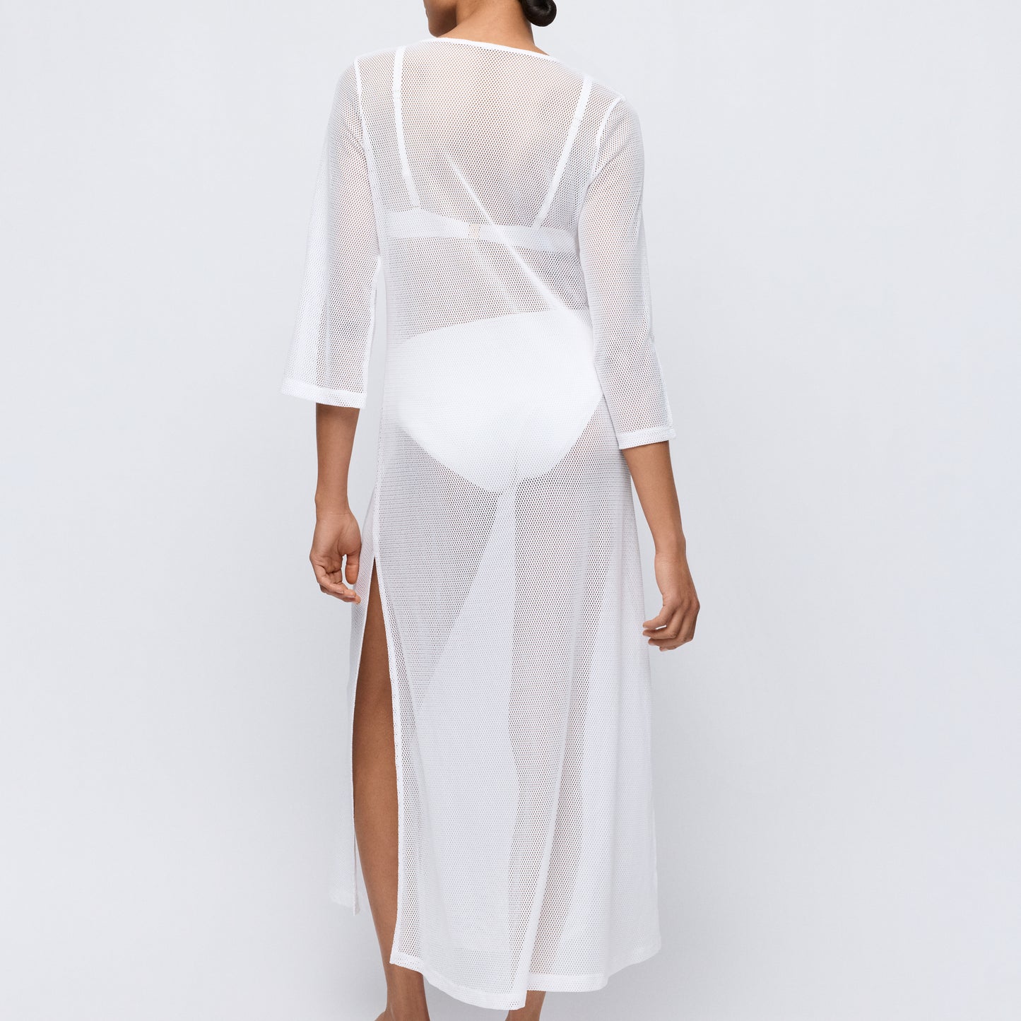 Marie Jo Swim Taleah badmode caftan elfin white