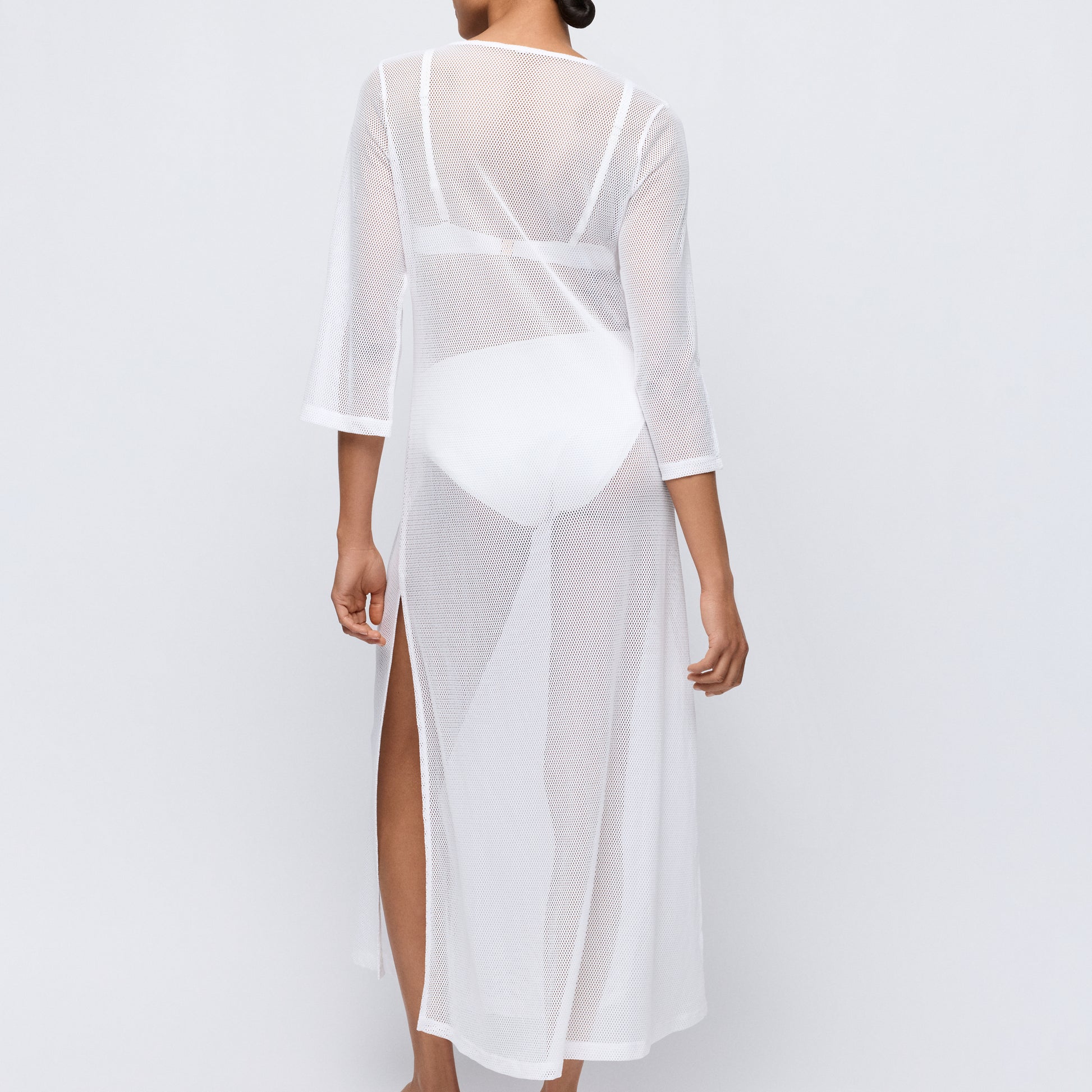 Marie Jo Swim Taleah badmode caftan elfin white