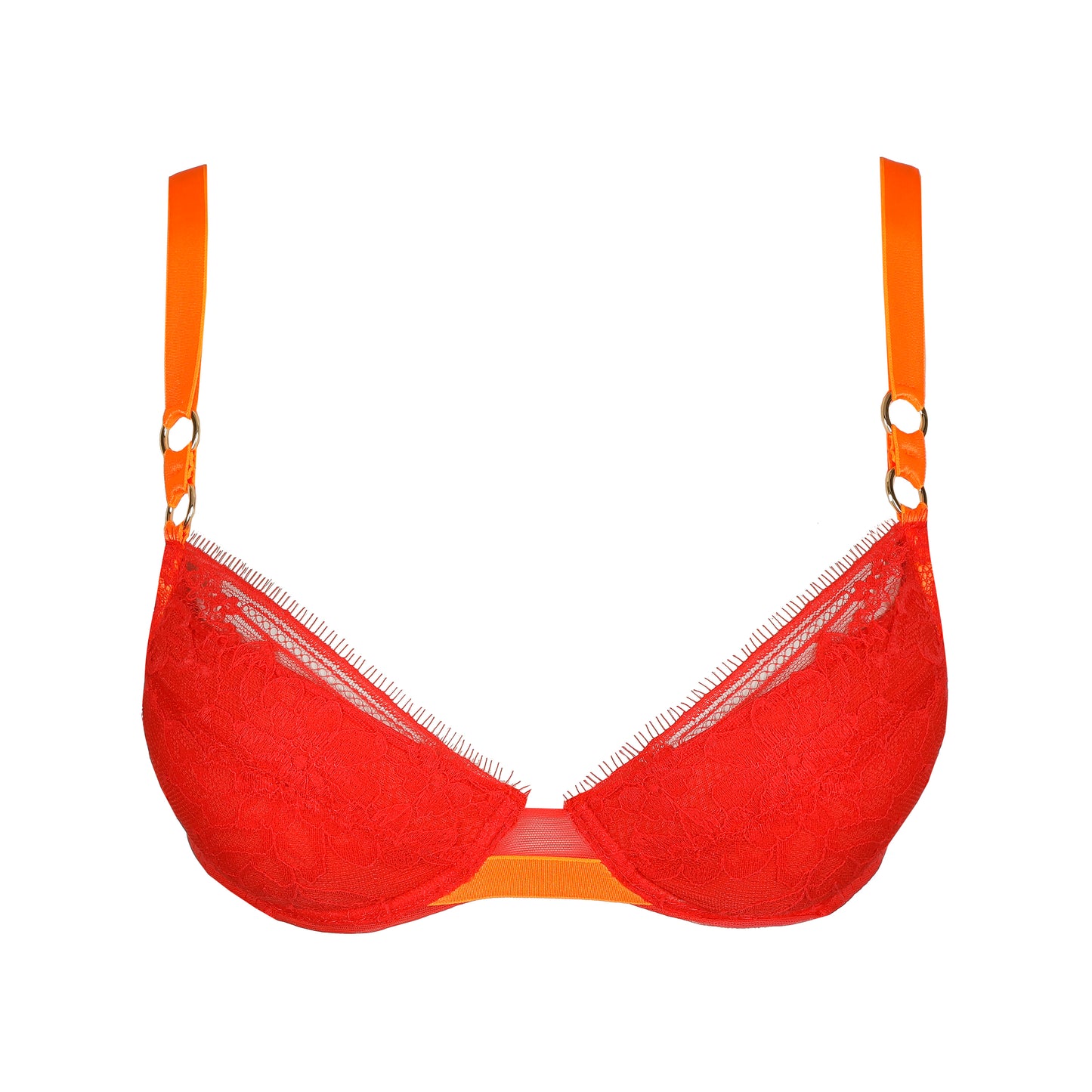 Sarda Lovelace push-up bh uitneembare pads hibiscus