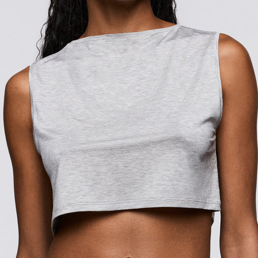 Sarda Sifan tank top Silver Metal