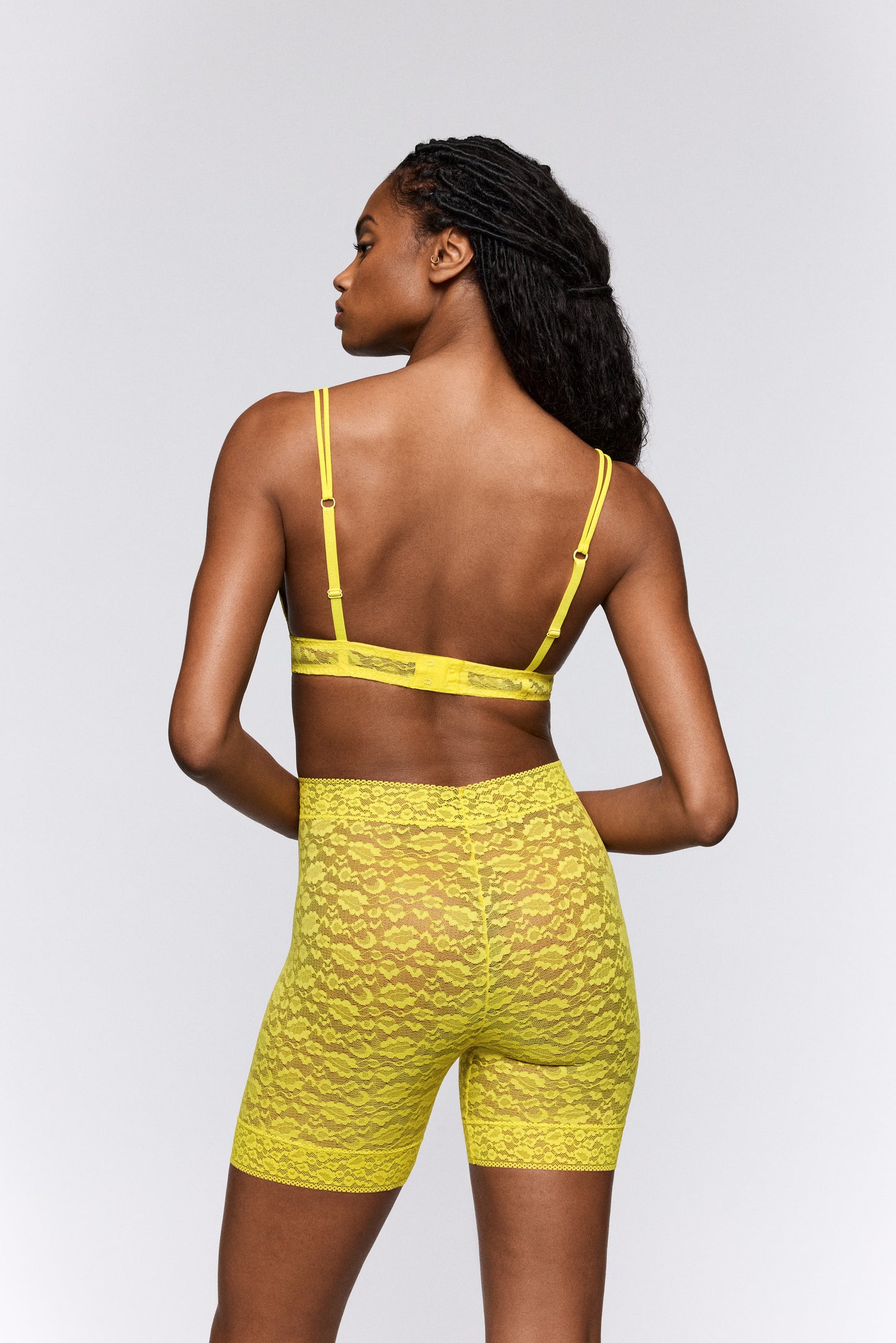 Sarda Cid biker shorts Yellow Gummy