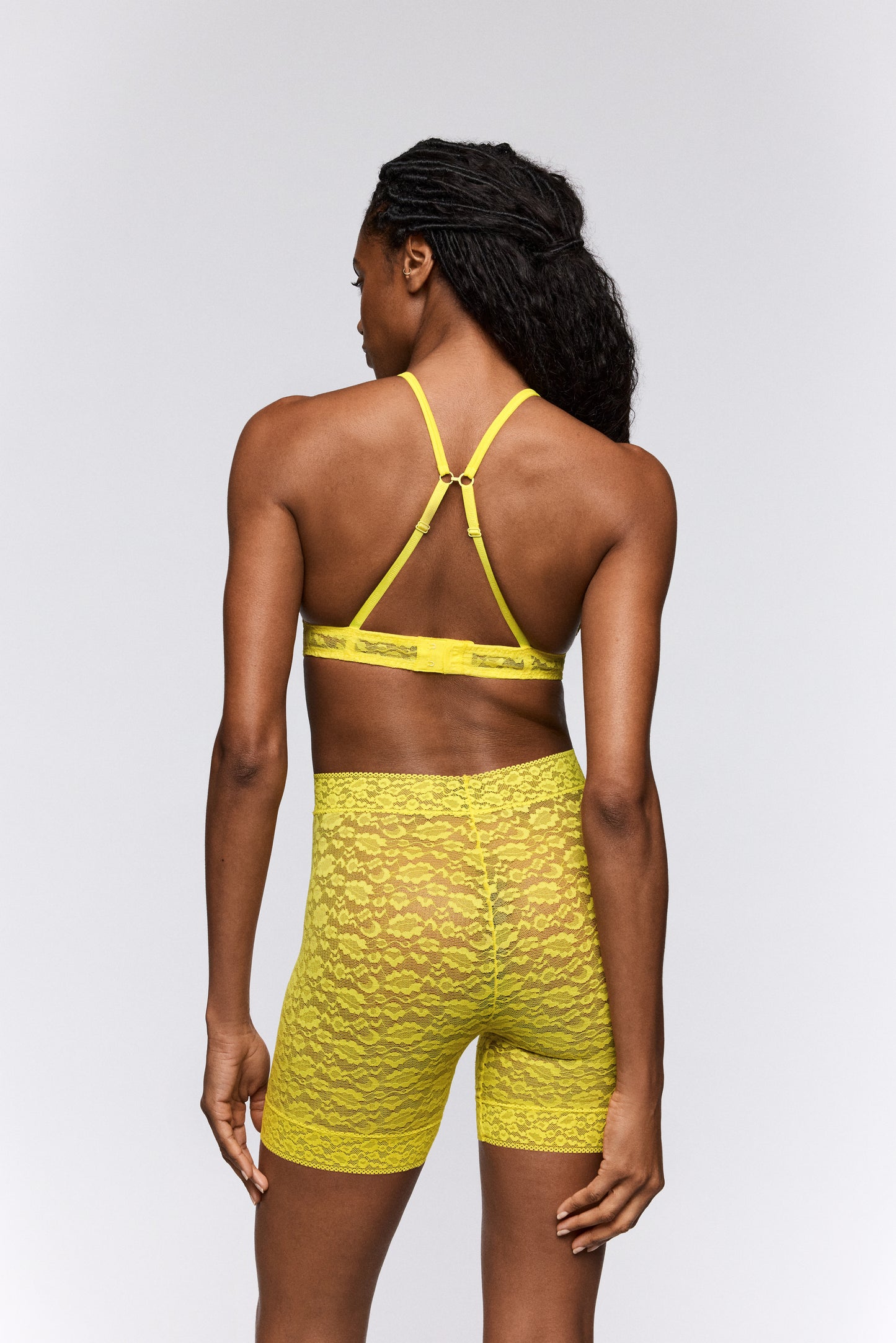 Sarda Cid biker shorts Yellow Gummy