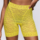 Sarda Cid biker shorts Yellow Gummy