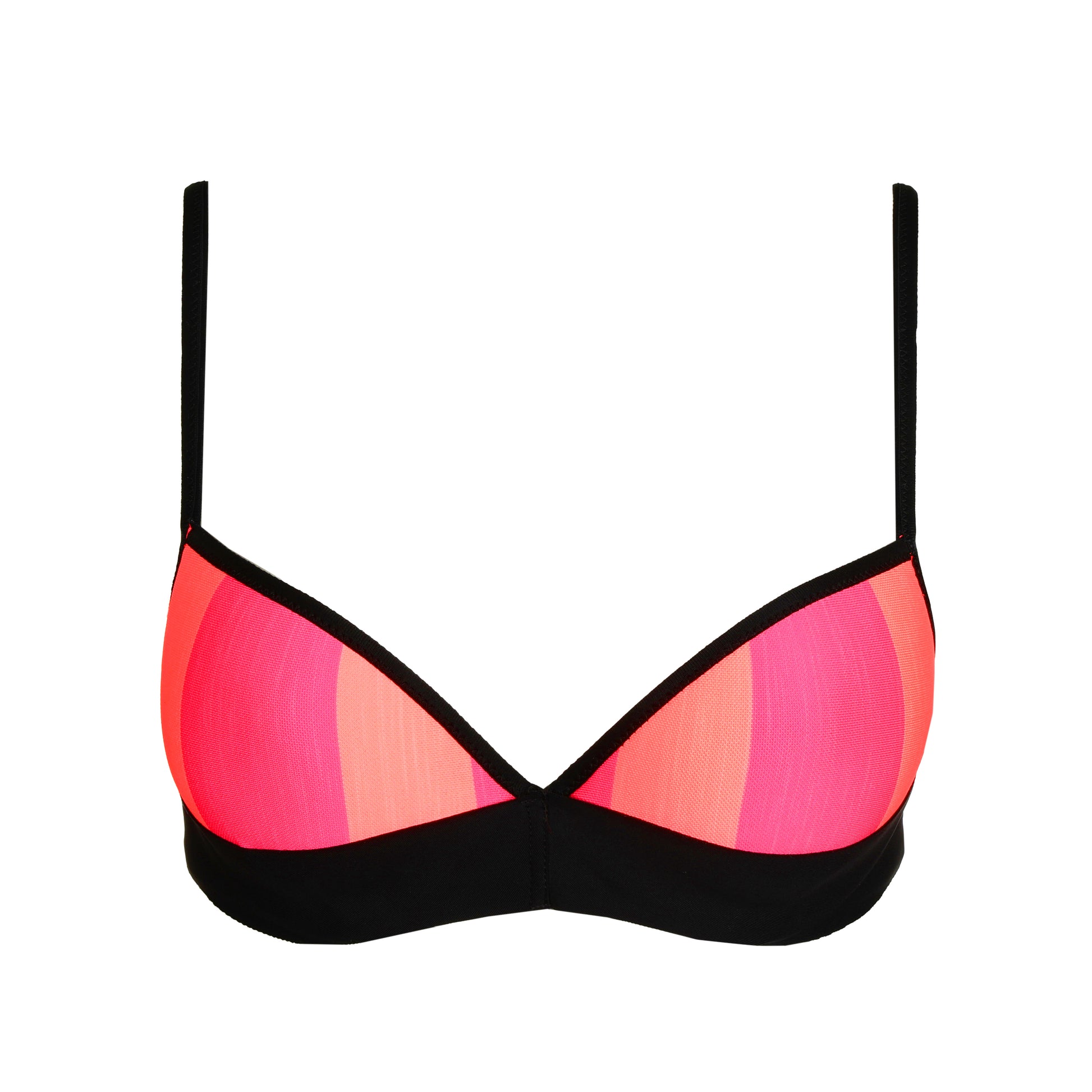 Sarda Swim Lin voorgevormde plunge bikinitop Neon Fiesta