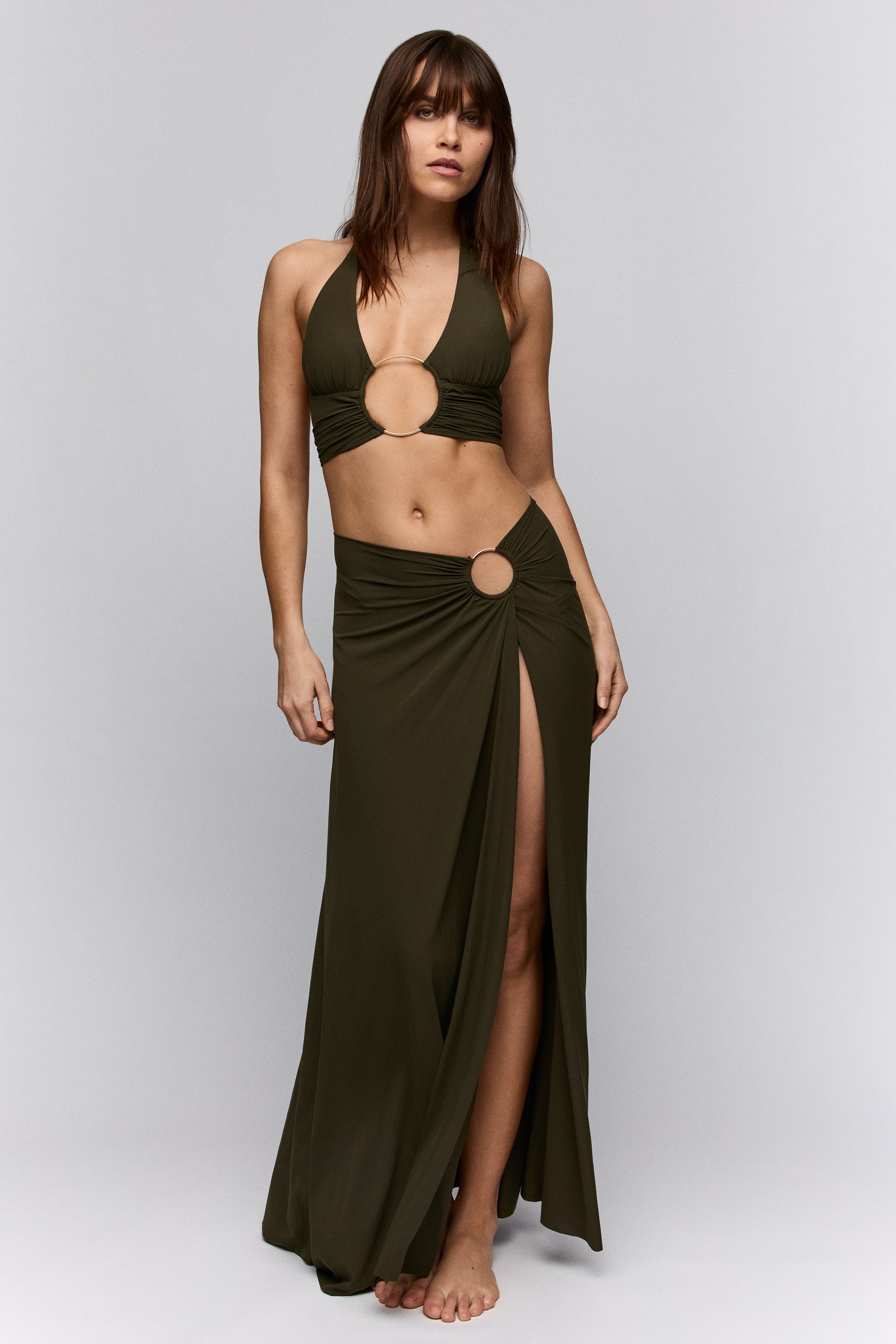 Sarda Swim Lita badmode speciale accessoires olive green