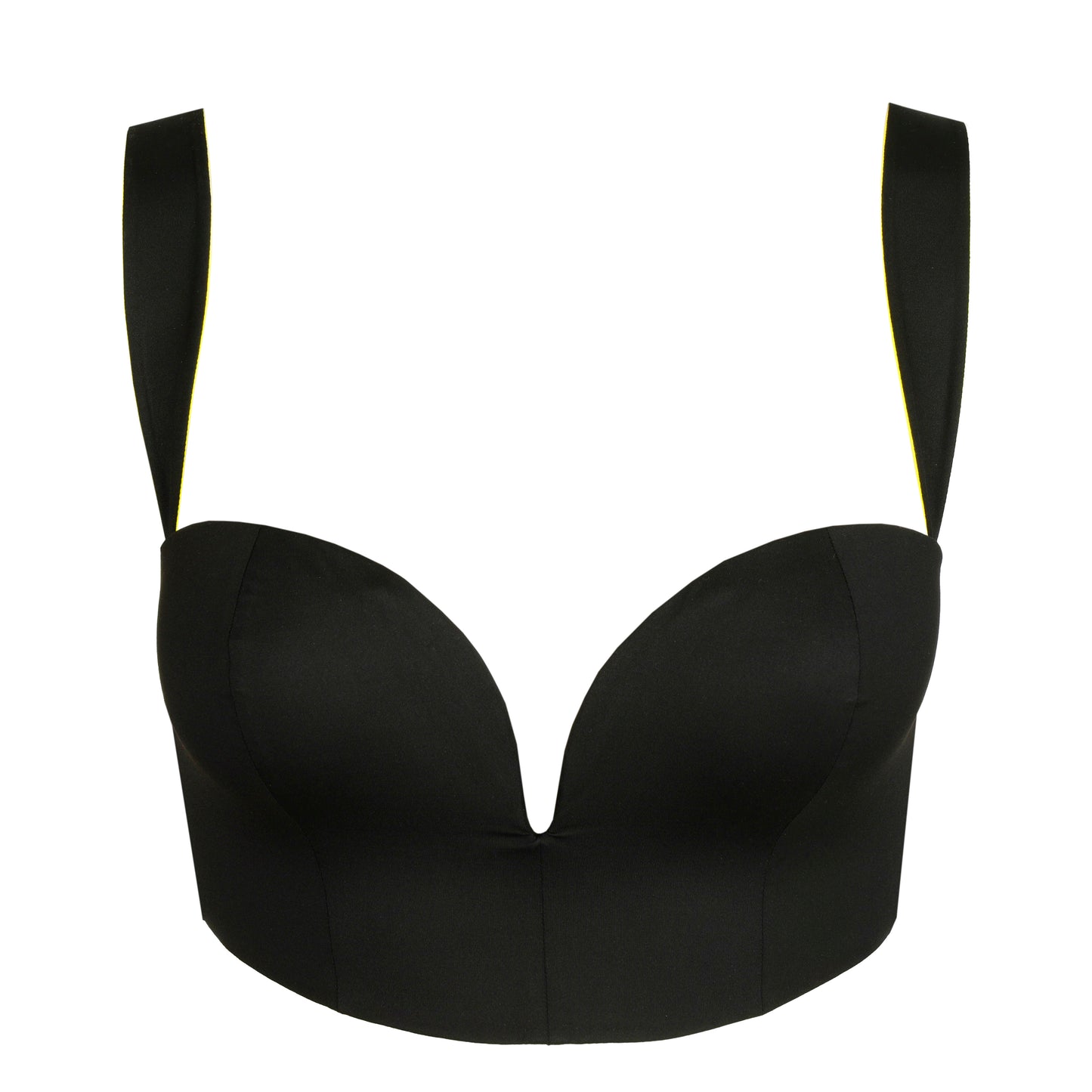 Sarda Swim Greta voorgevormde plunge bikinitop zwart