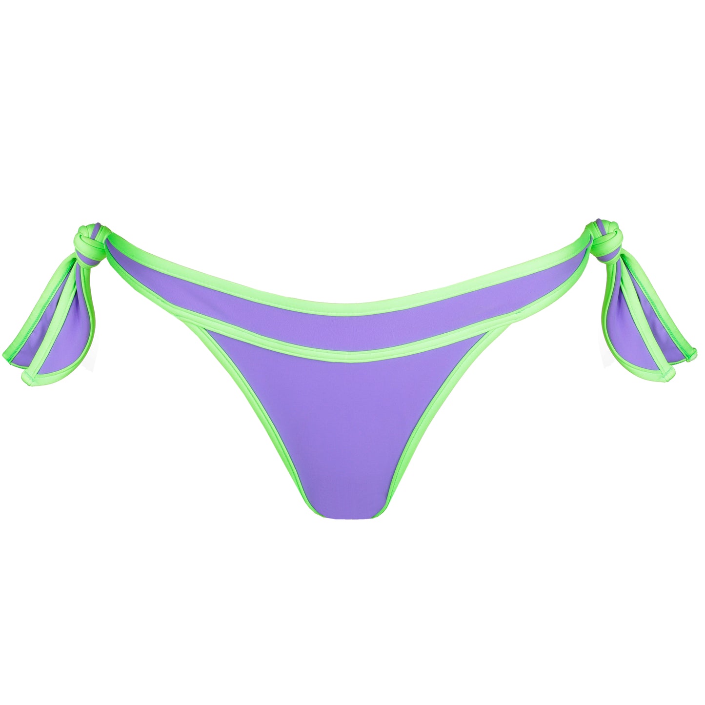 Sarda Swim Sha bikini heupslip met koordjes neon