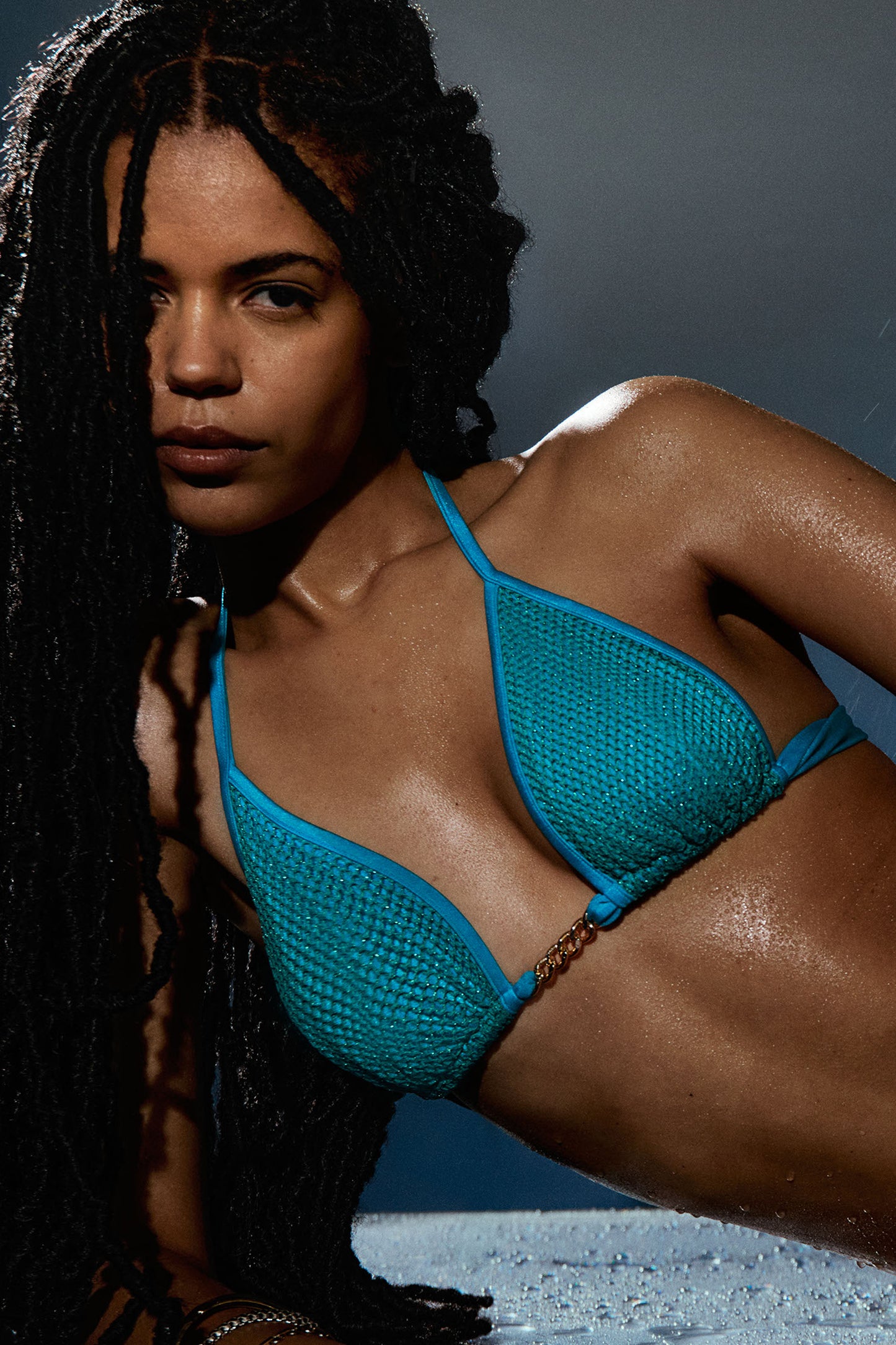 Sarda Swim Janja mini triangel bikinitop Paradise ocean