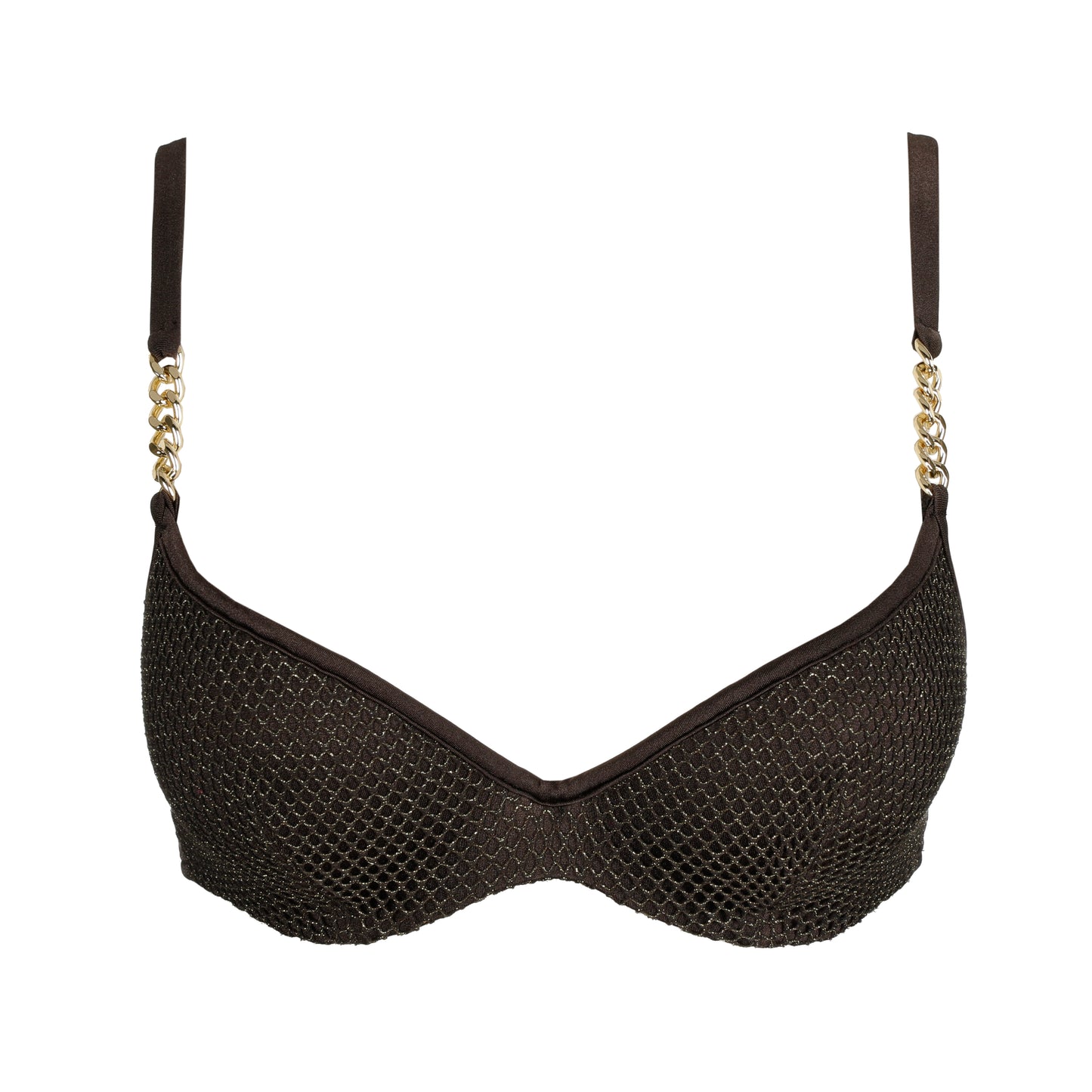 Sarda Swim Janja voorgevormde plunge bikinitop chocolade