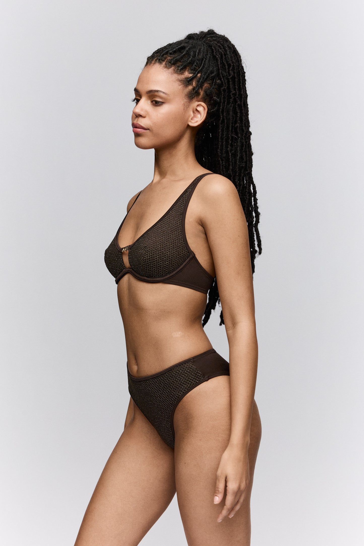 Sarda Swim Janja bikini tailleslip chocolade