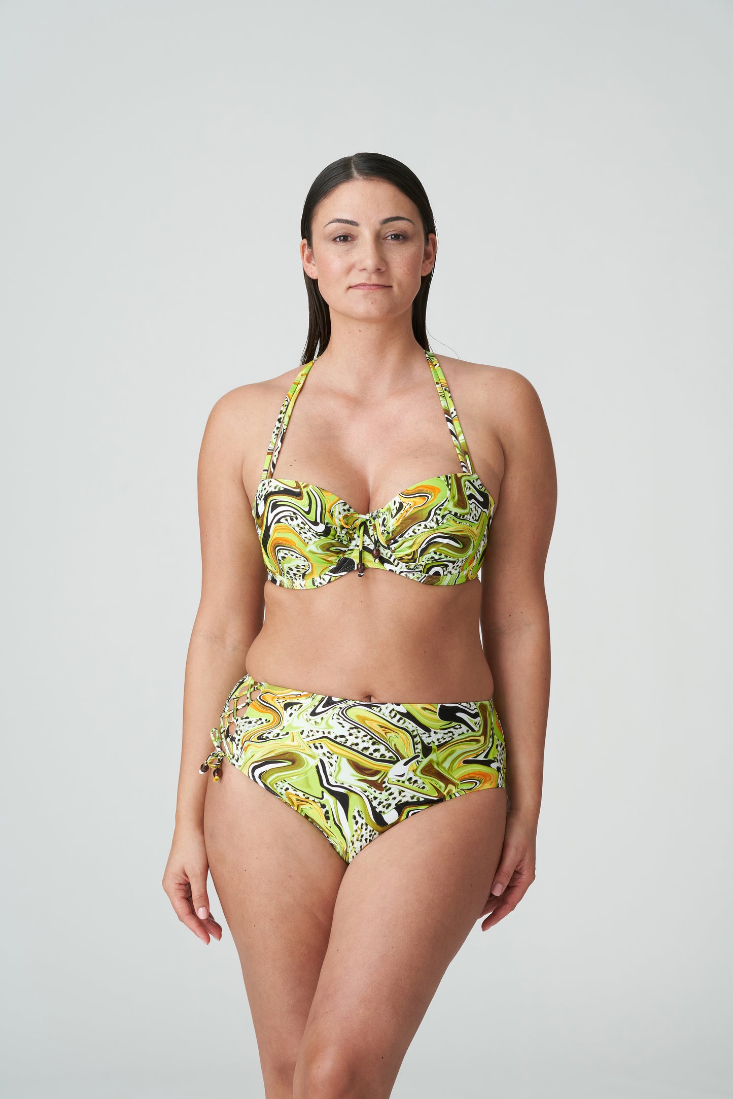 PrimaDonna Swim Jaguarau voorgevormde balconette bikini Lime swirl