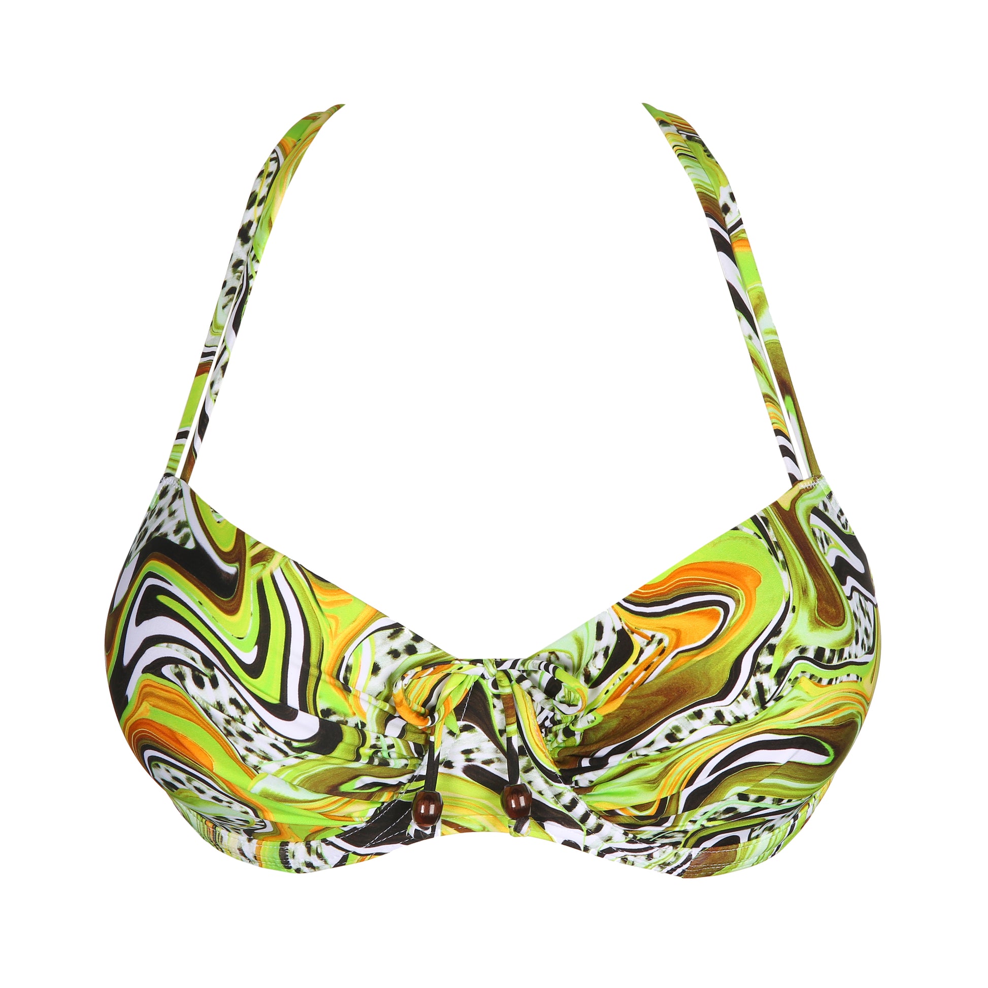 PrimaDonna Swim Jaguarau voorgevormde balconette bikini Lime swirl