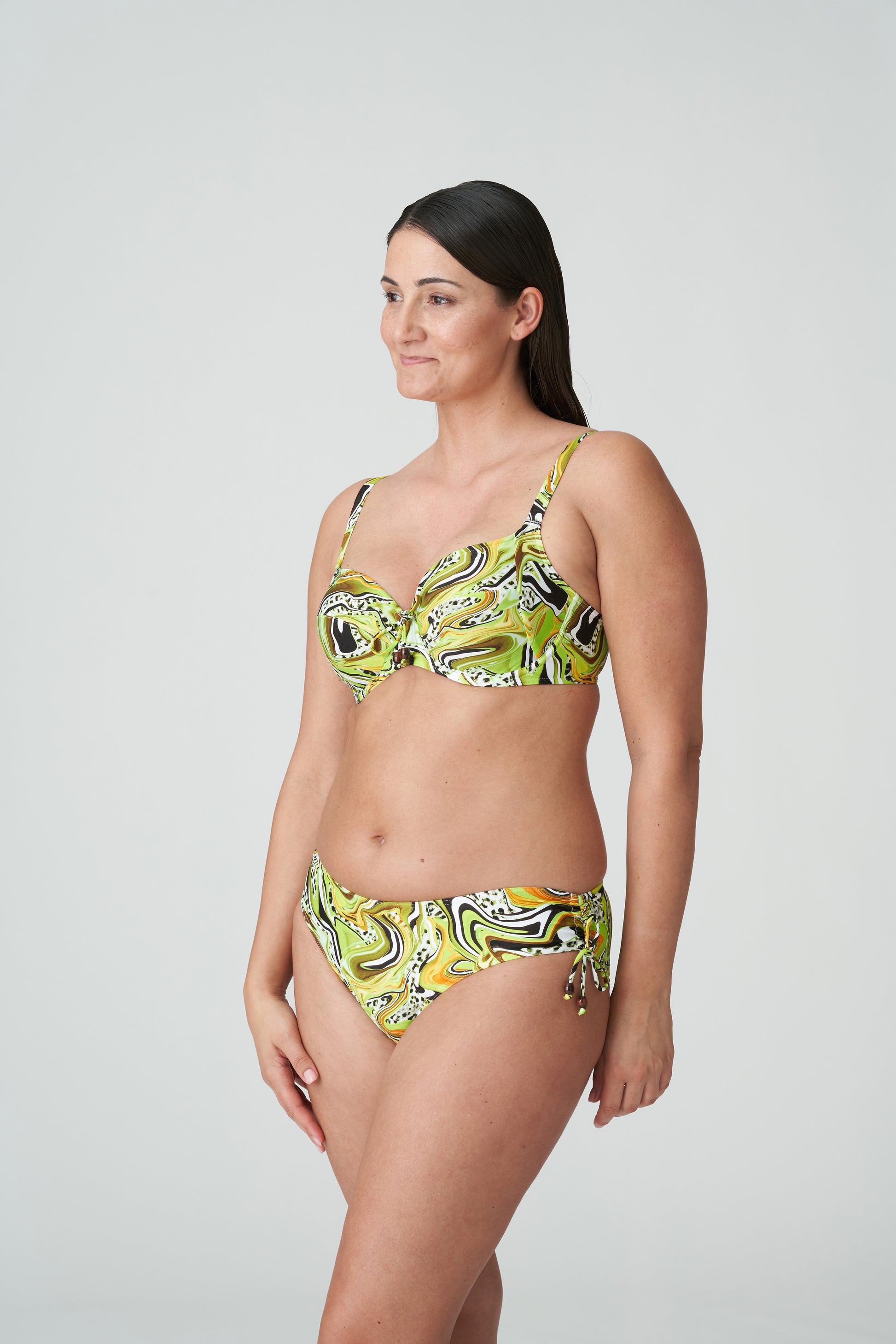 Primadonna Swim Jaguarau bikini rioslip Lime swirl