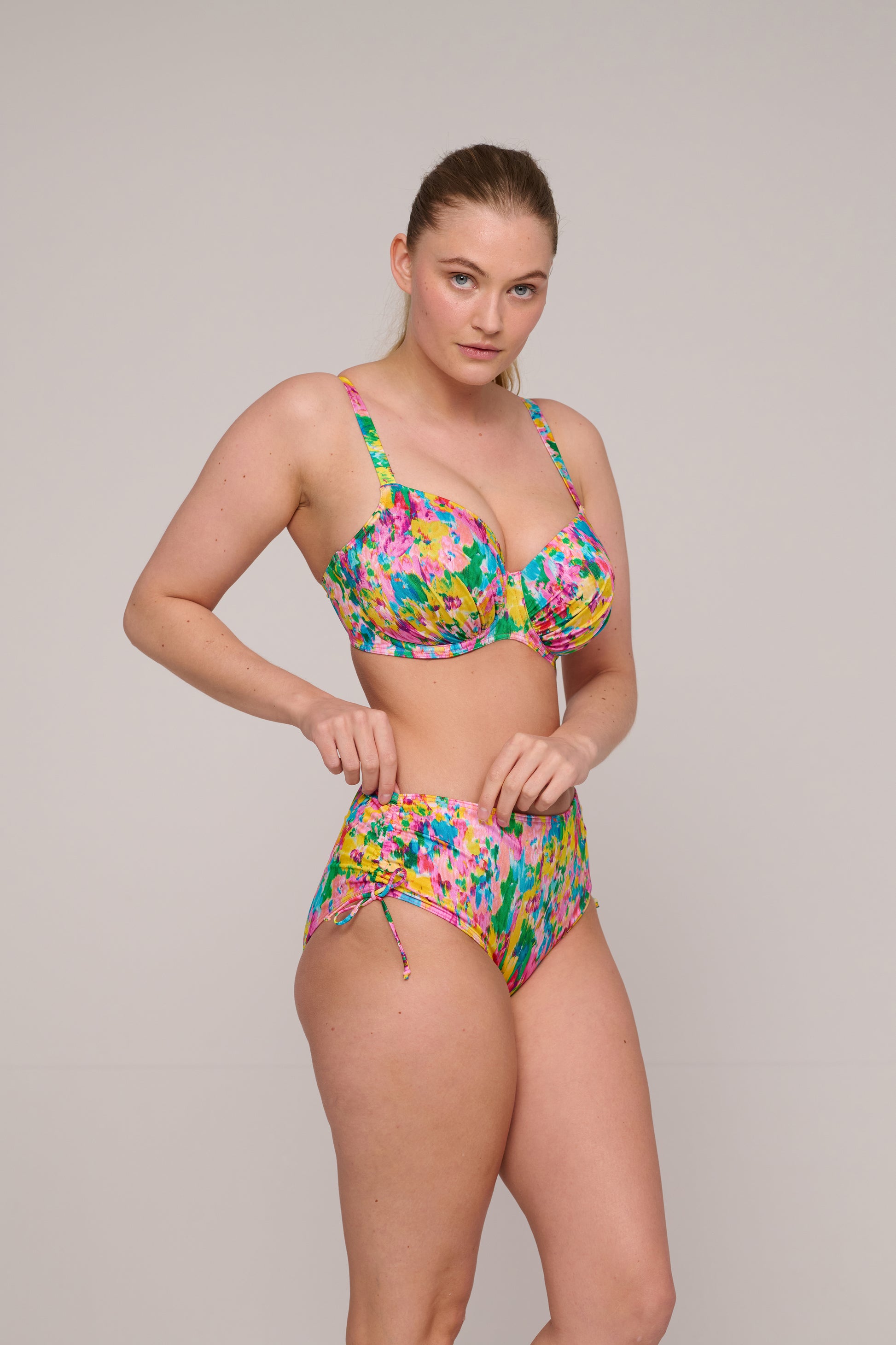 PrimaDonna Swim Ubud bikini tailleslip met koordjes sun glow