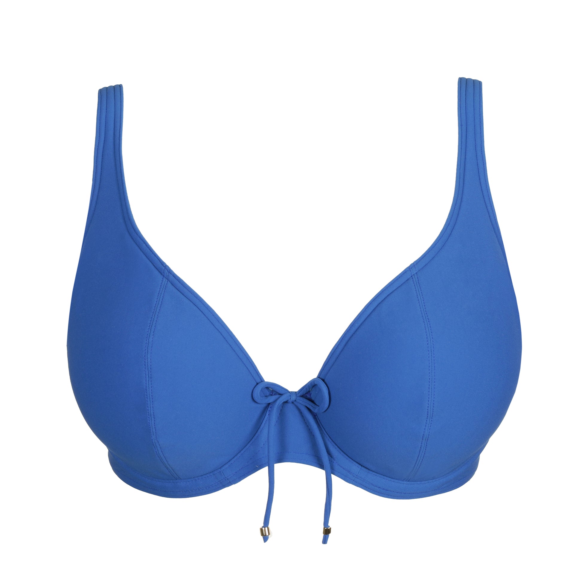 PrimaDonna Swim Aswan voorgevormde plunge bikinitop Delphinium Cheer Blue