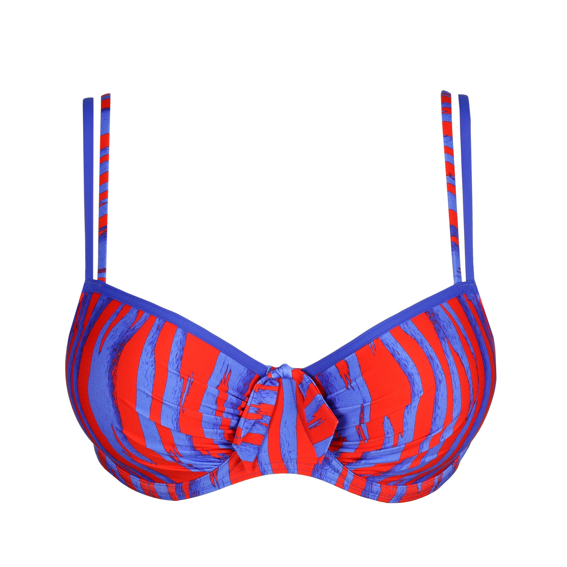 PrimaDonna Swim Skudai voorgevormde balconette bikini Wild stripes