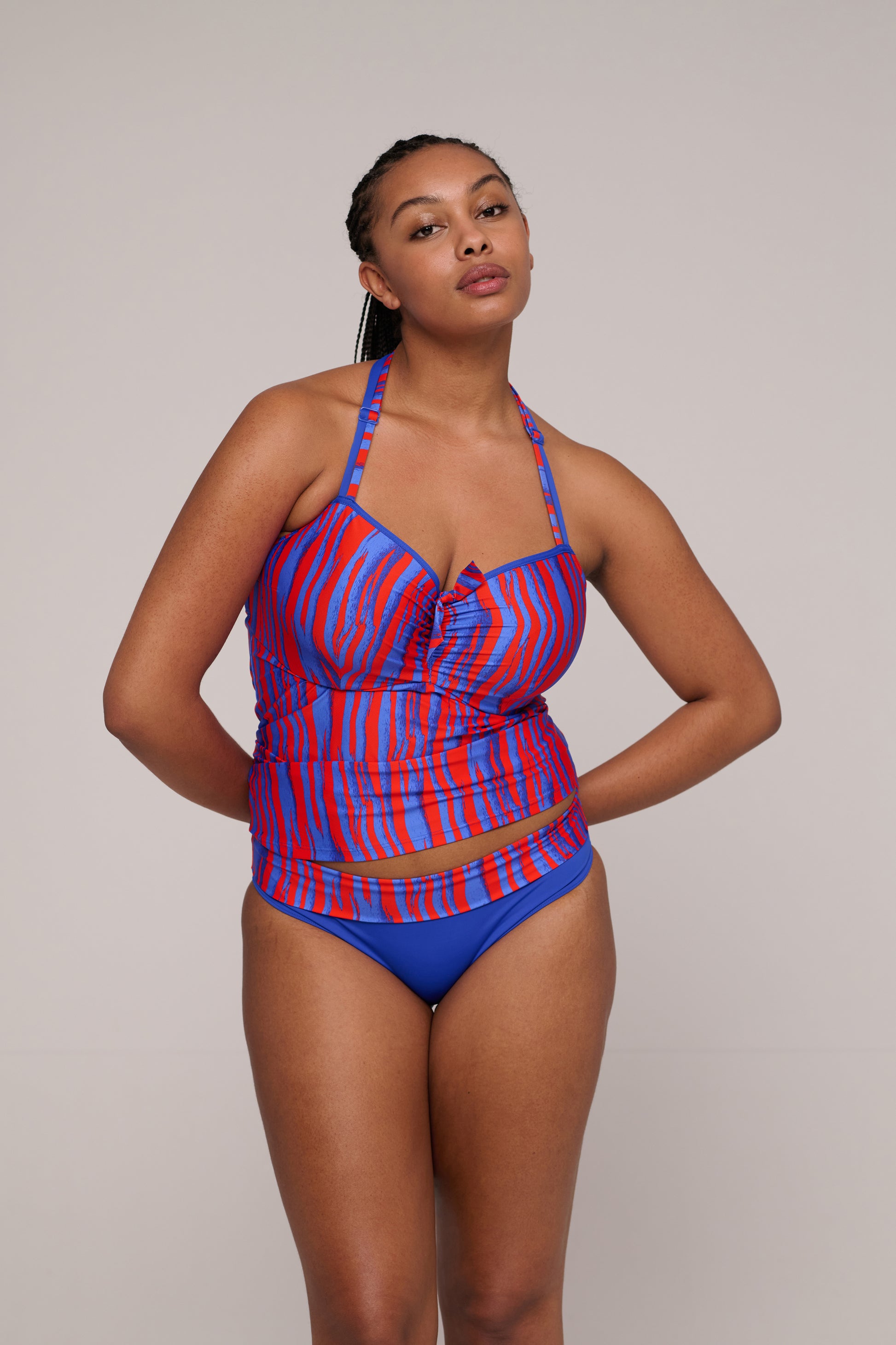 PrimaDonna Swim Skudai voorgevormde volle cup tankini Wild stripes