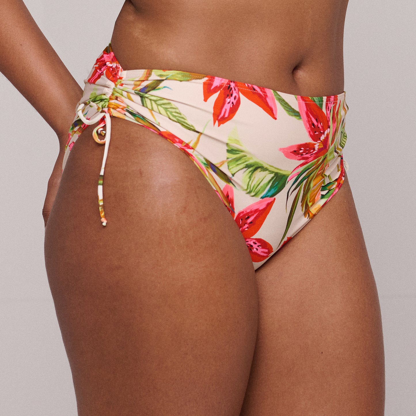 PrimaDonna Swim Tanzania bikini tailleslip met koordjes Calm tropics