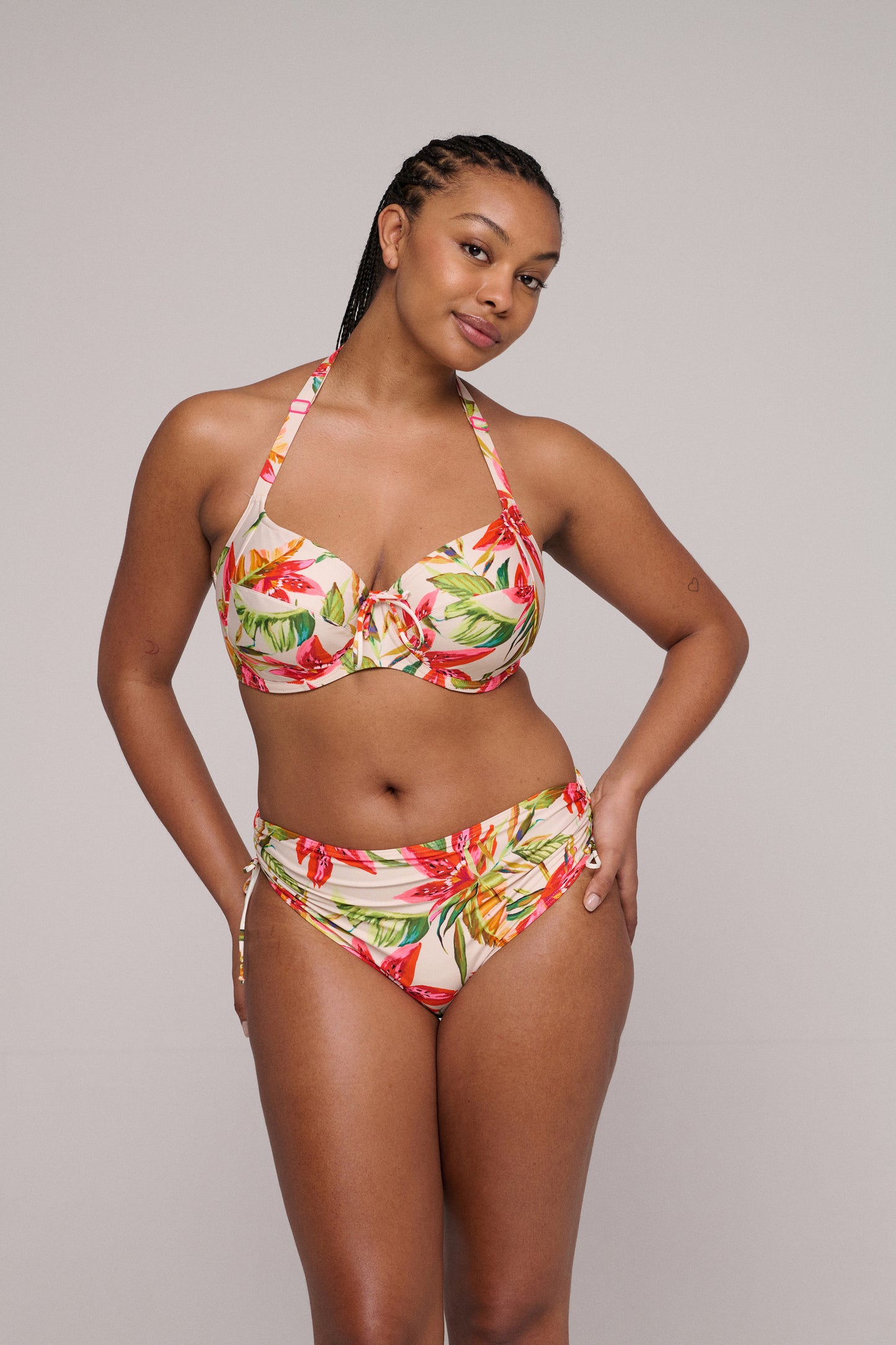 PrimaDonna Swim Tanzania bikini tailleslip met koordjes Calm tropics