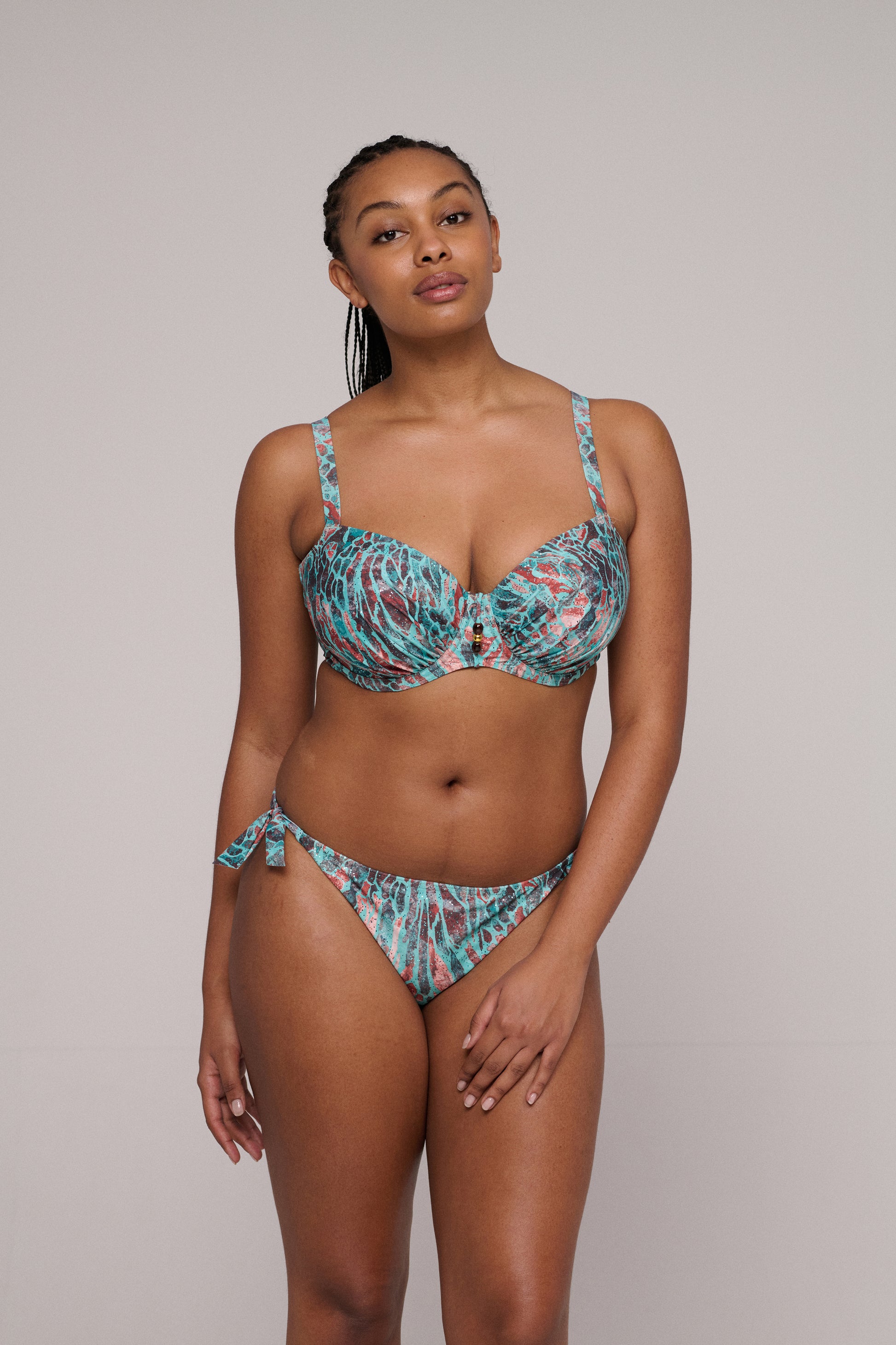 PrimaDonna Swim Riyad voorgevormde balconette bikini Turquoise Seas