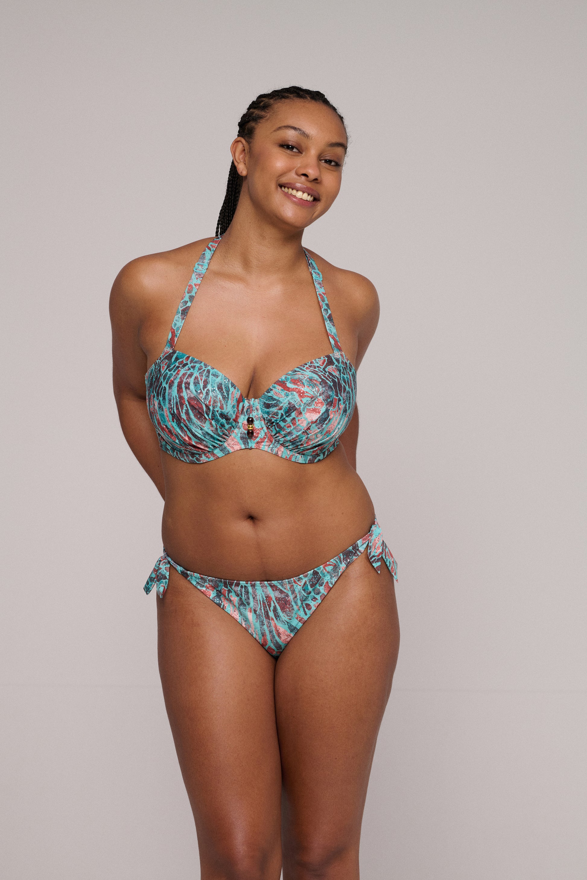 PrimaDonna Swim Riyad voorgevormde balconette bikini Turquoise Seas