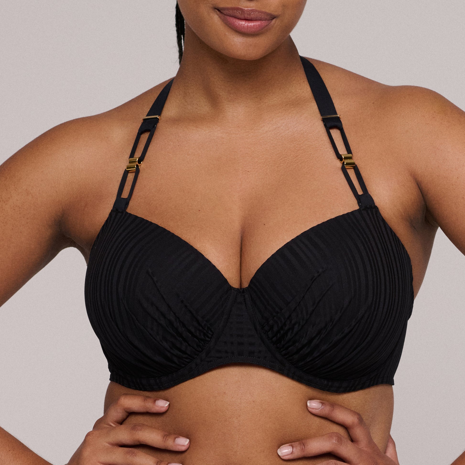 PrimaDonna Swim Kiruna voorgevormde balconette bikini zwart