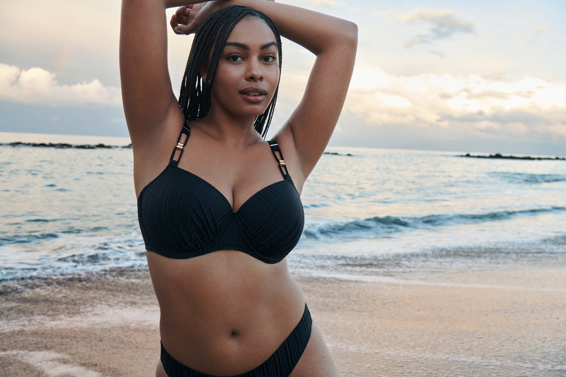 Primadonna Swim Kiruna voorgevormde balconette bikini zwart