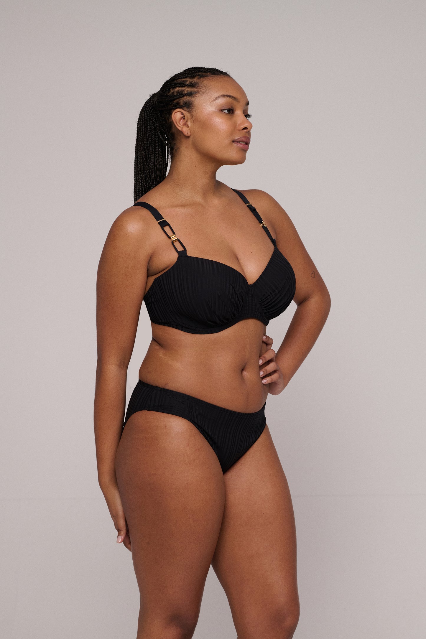 PrimaDonna Swim Kiruna voorgevormde balconette bikini zwart