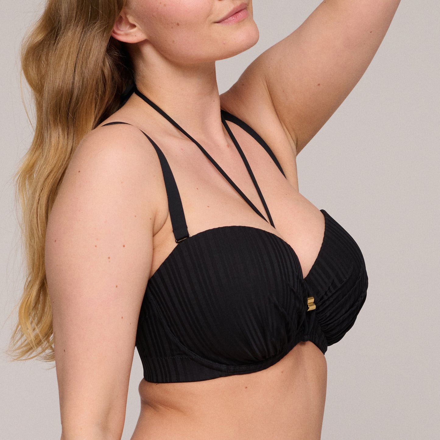 PrimaDonna Swim Kiruna voorgevormde bikini strapless zwart