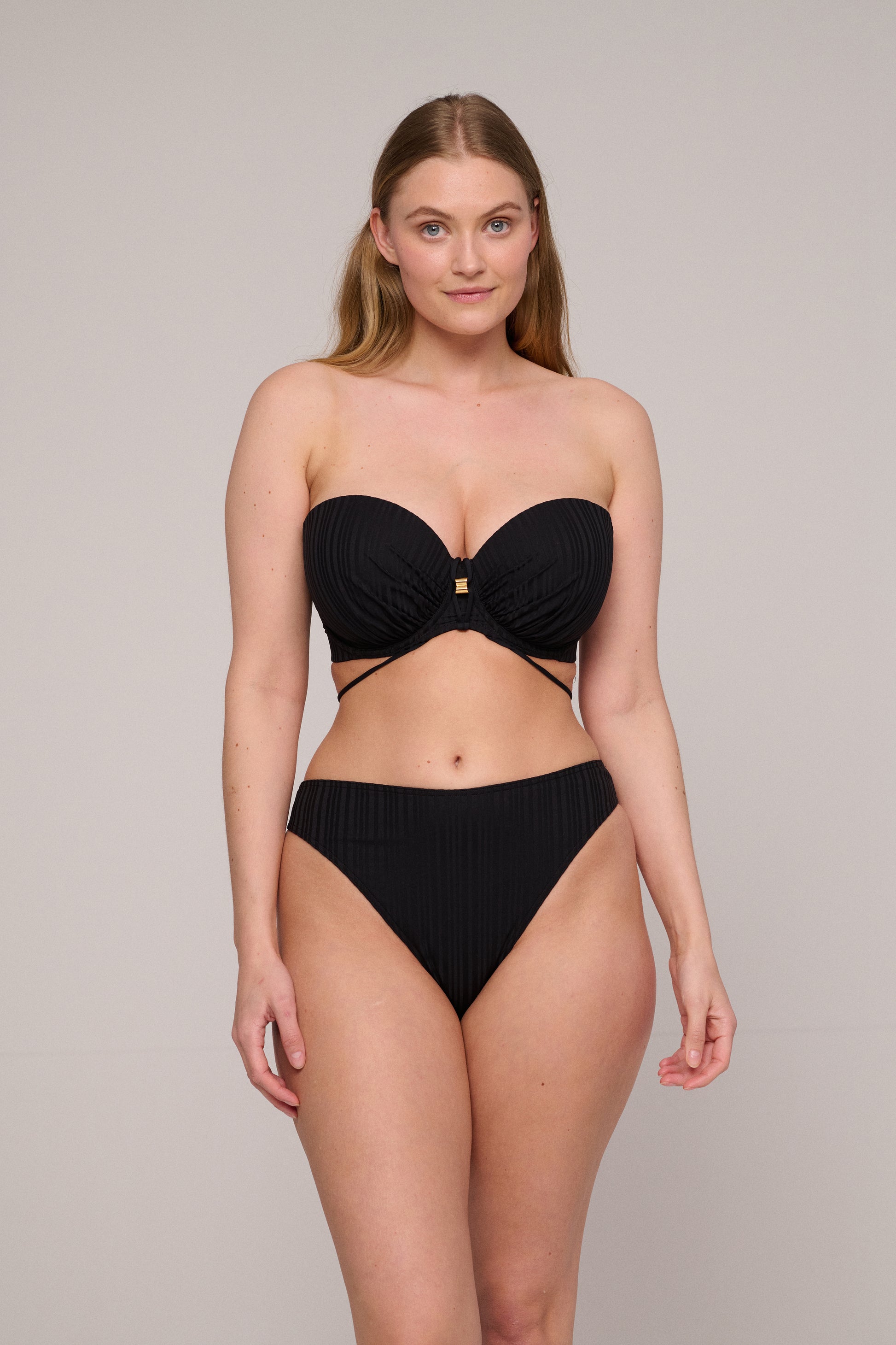 PrimaDonna Swim Kiruna voorgevormde bikini strapless zwart