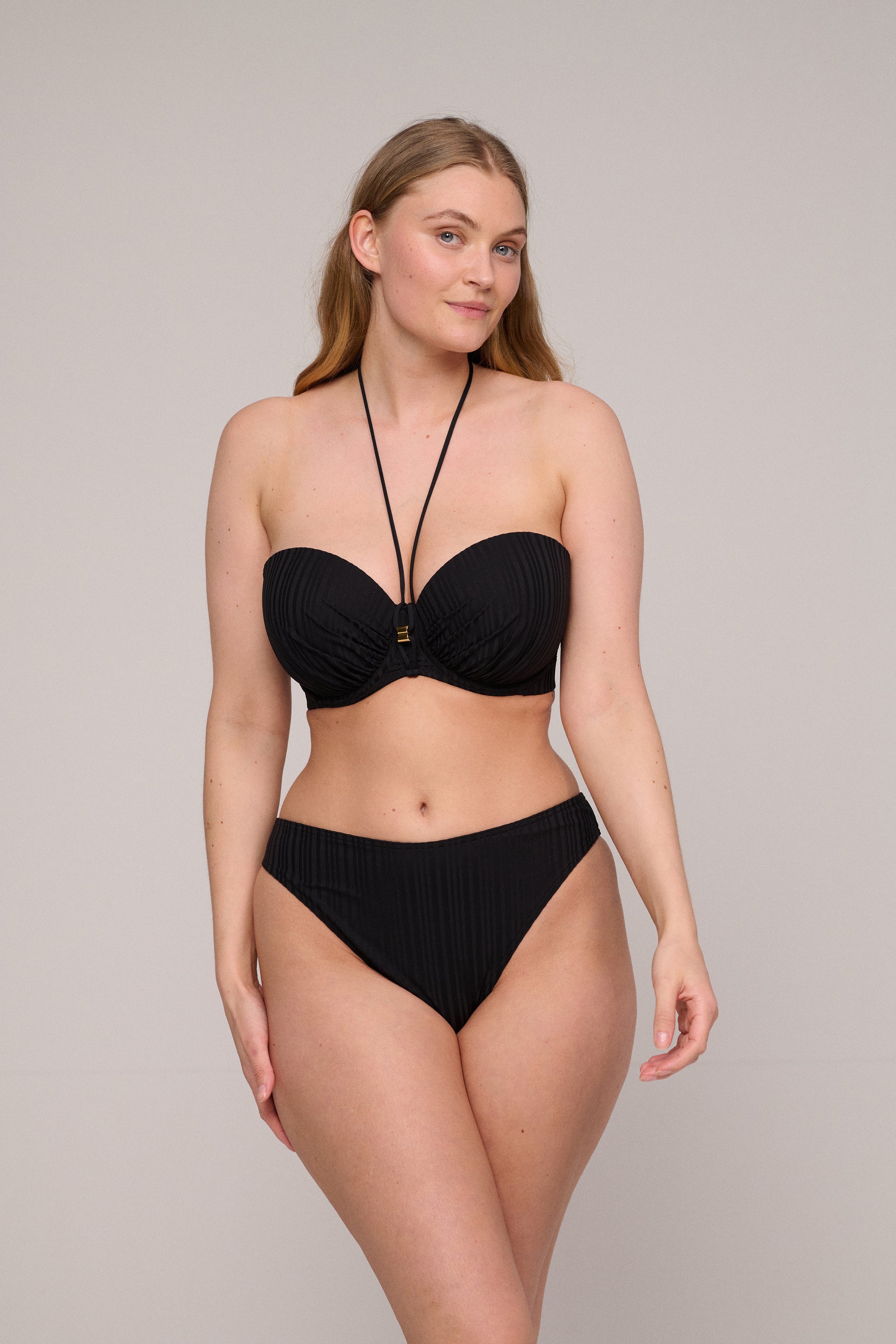 PrimaDonna Swim Kiruna voorgevormde bikini strapless zwart