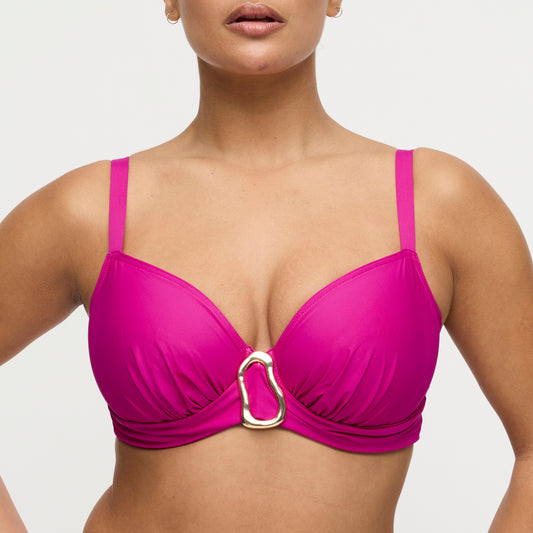 Primadonna Swim Uvita volle cup bikinitop Deep Magenta