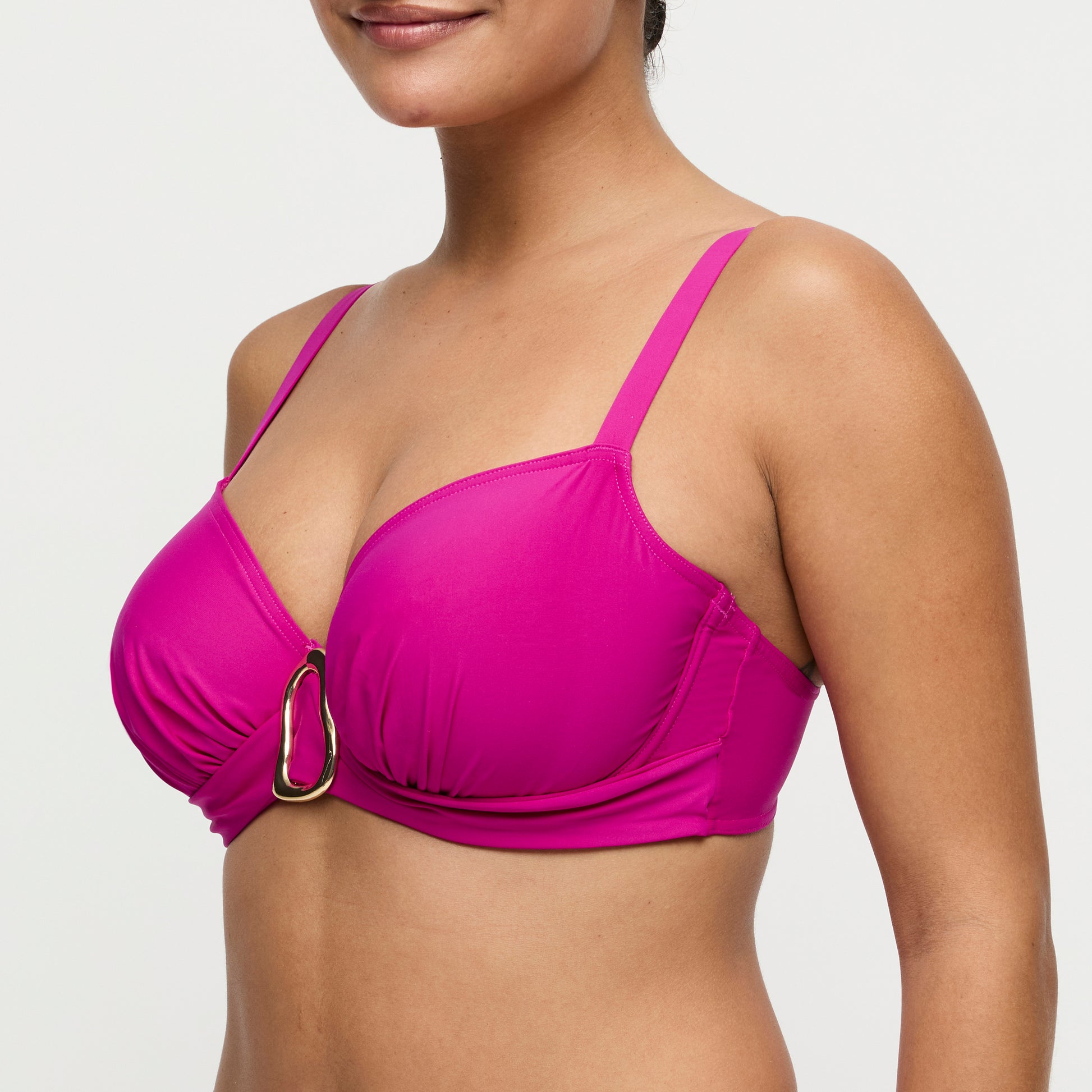 Primadonna Swim Uvita volle cup bikinitop Deep Magenta