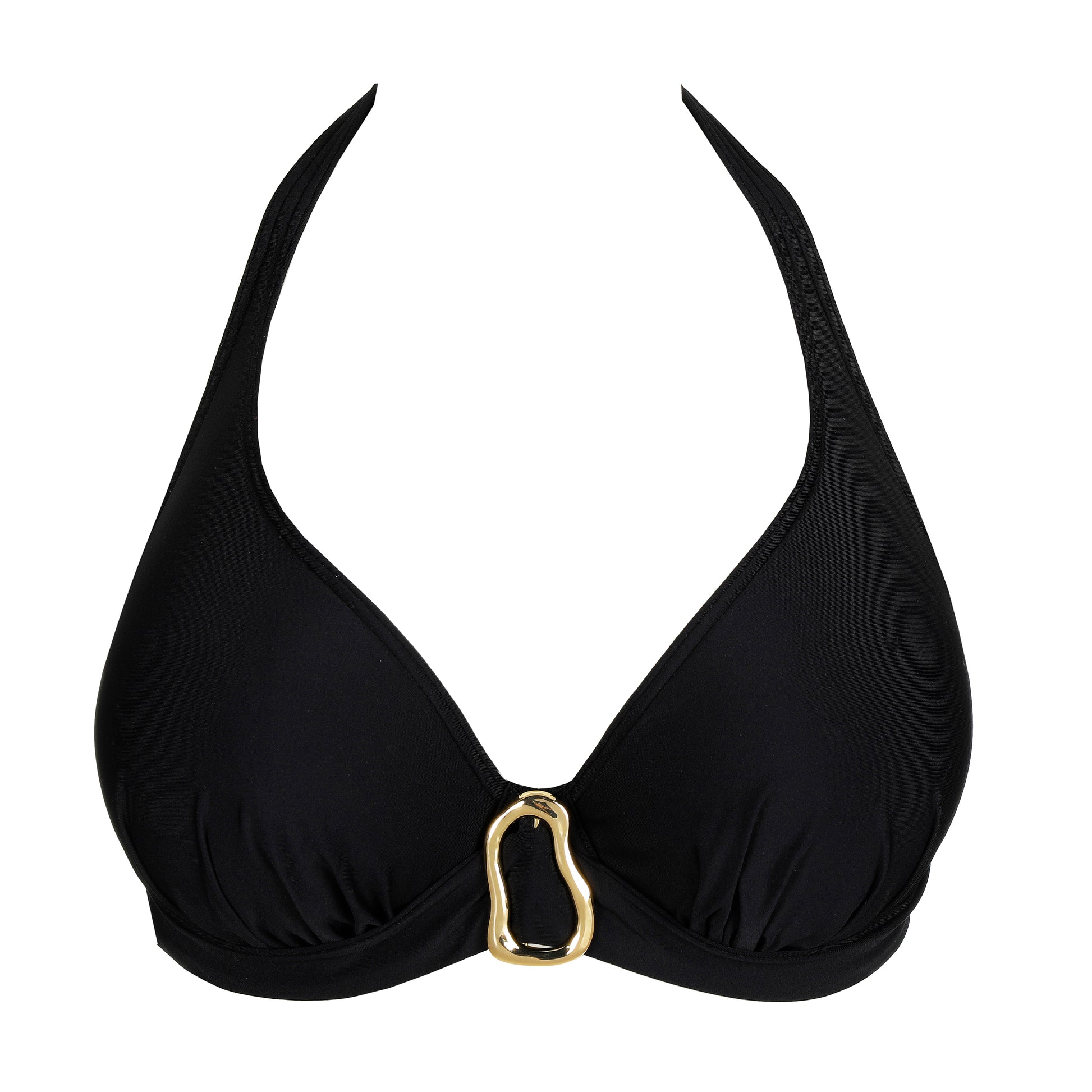 Primadonna Swim Uvita voorgevormde plunge bikinitop zwart