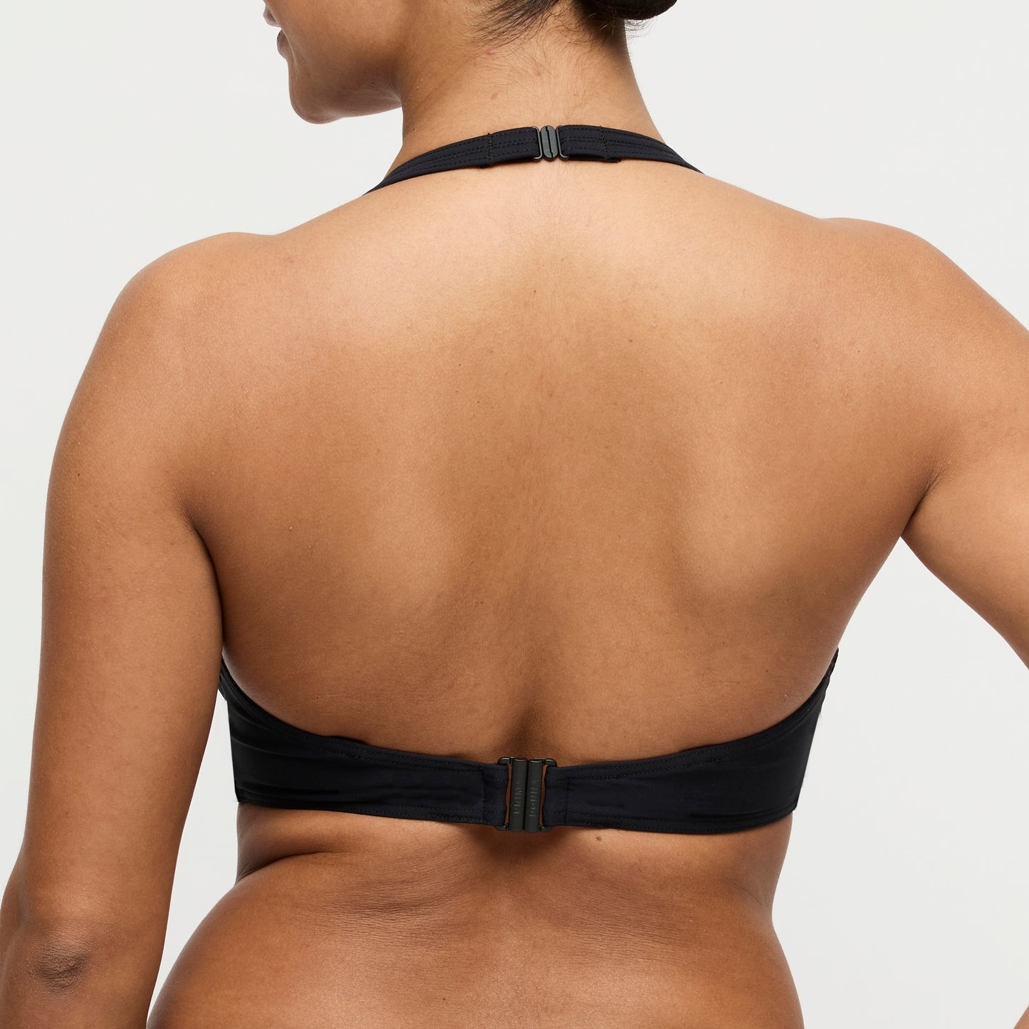 Primadonna Swim Uvita voorgevormde plunge bikinitop zwart