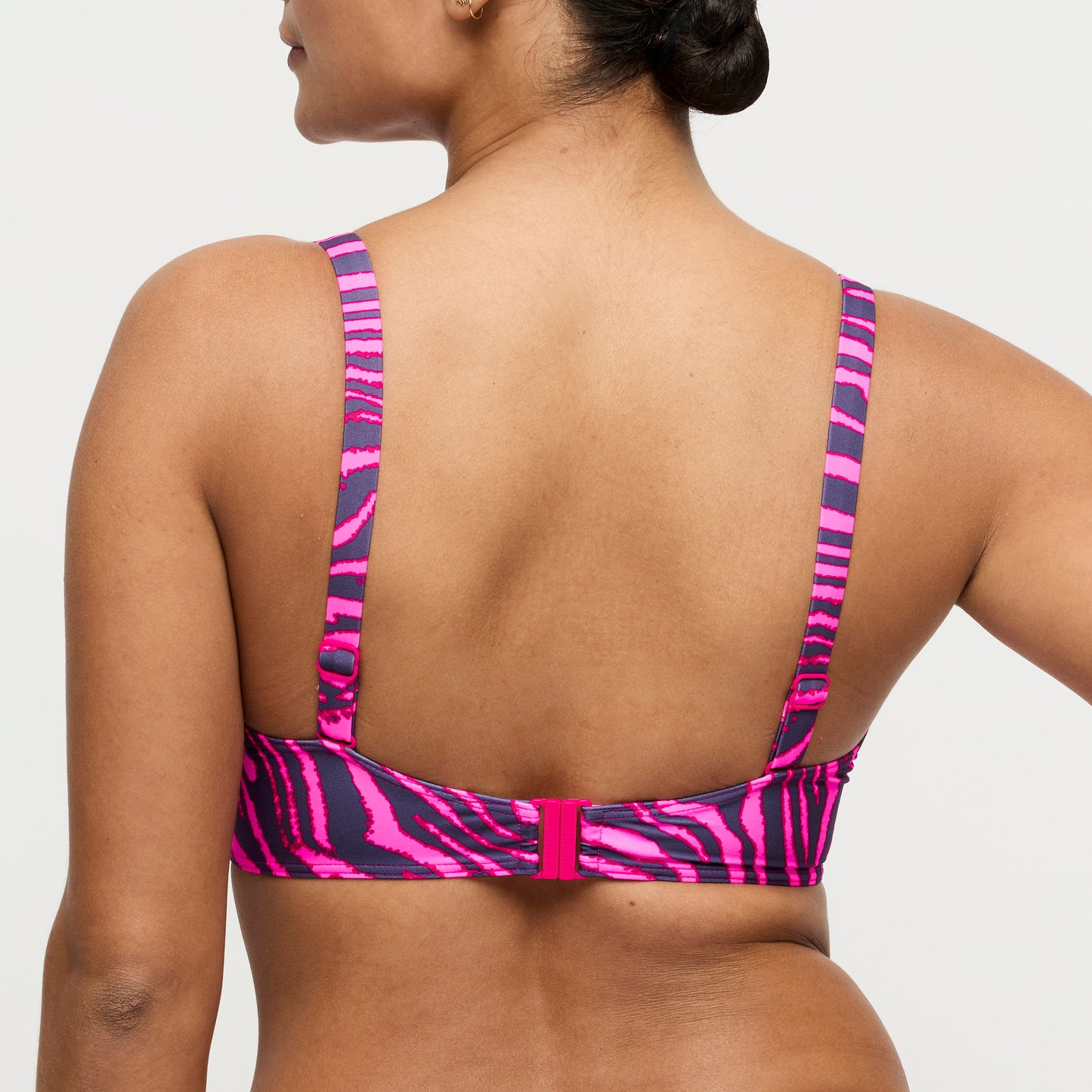 Primadonna Swim Malabo voorgevormde balconette bikini hot pink zebra