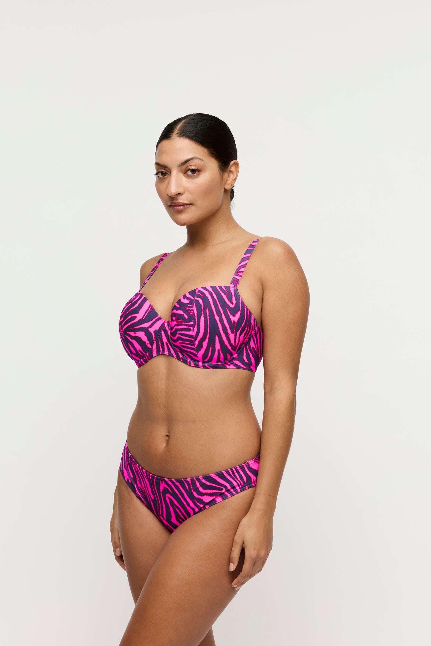 Primadonna Swim Malabo bikini rioslip hot pink zebra