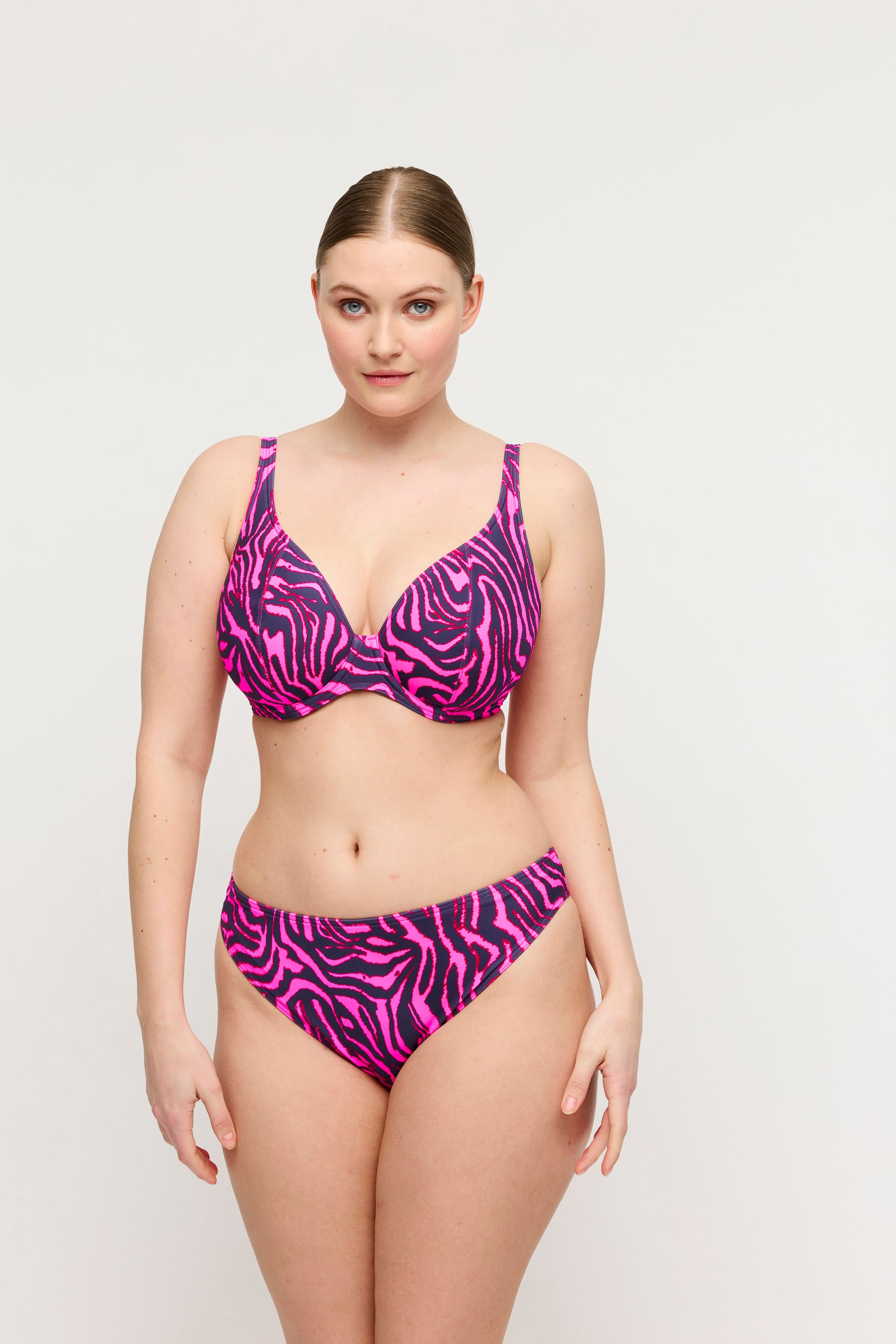 Primadonna Swim Malabo brazilian bikinislip hot pink zebra