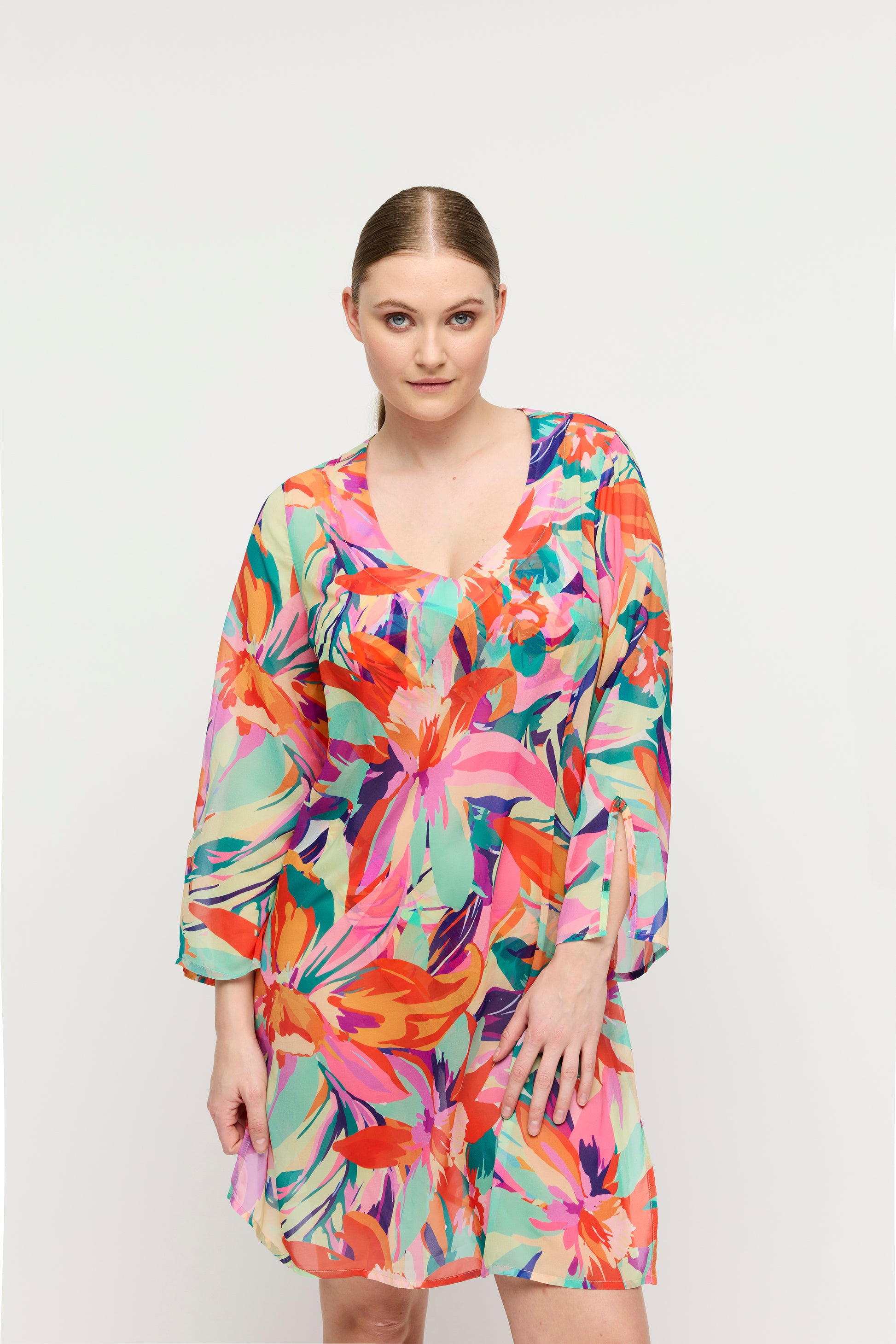Primadonna Swim Varadeo badmode caftan Bright Tropics