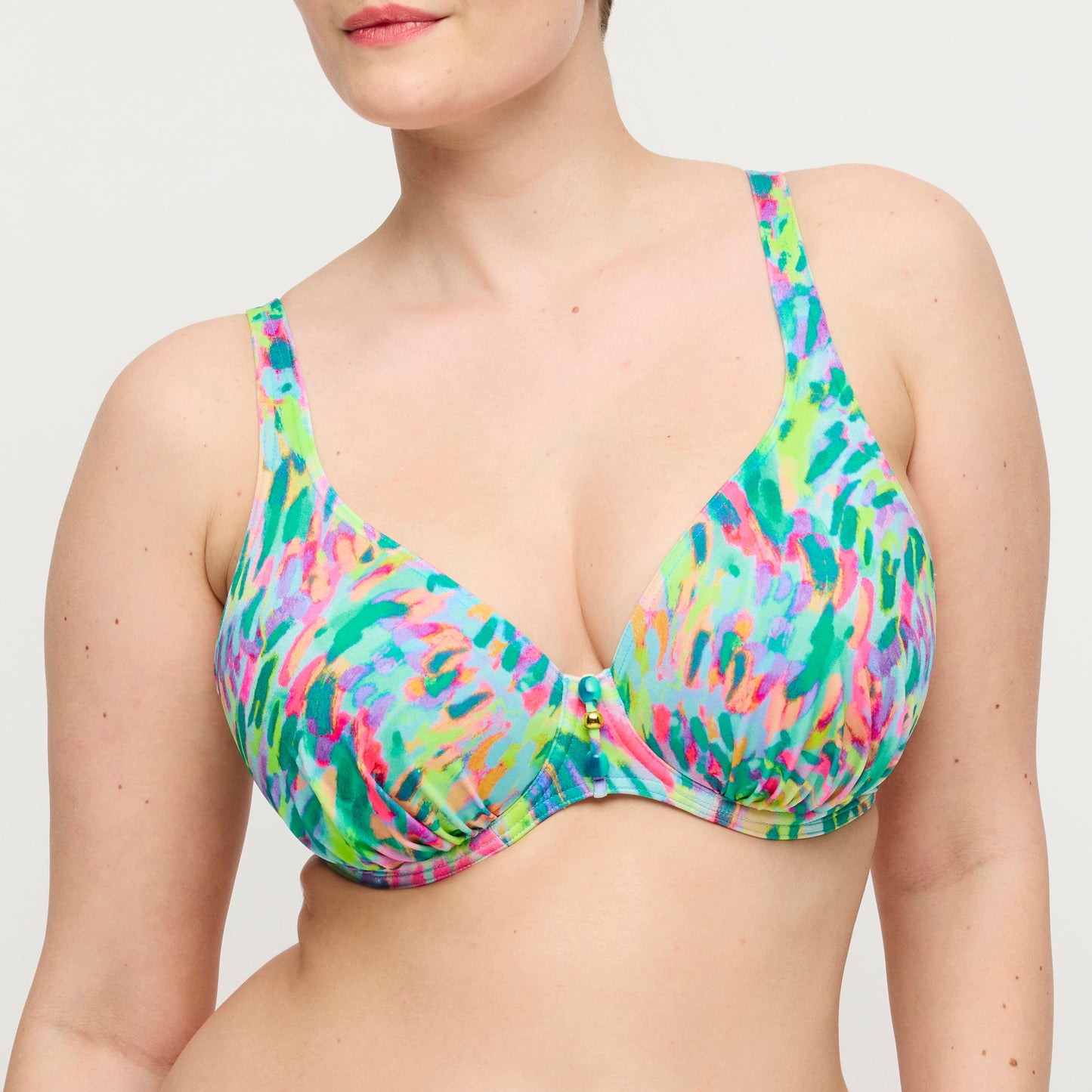 Primadonna Swim Douala plunge bikini halve mousse cup Impressionist Summer