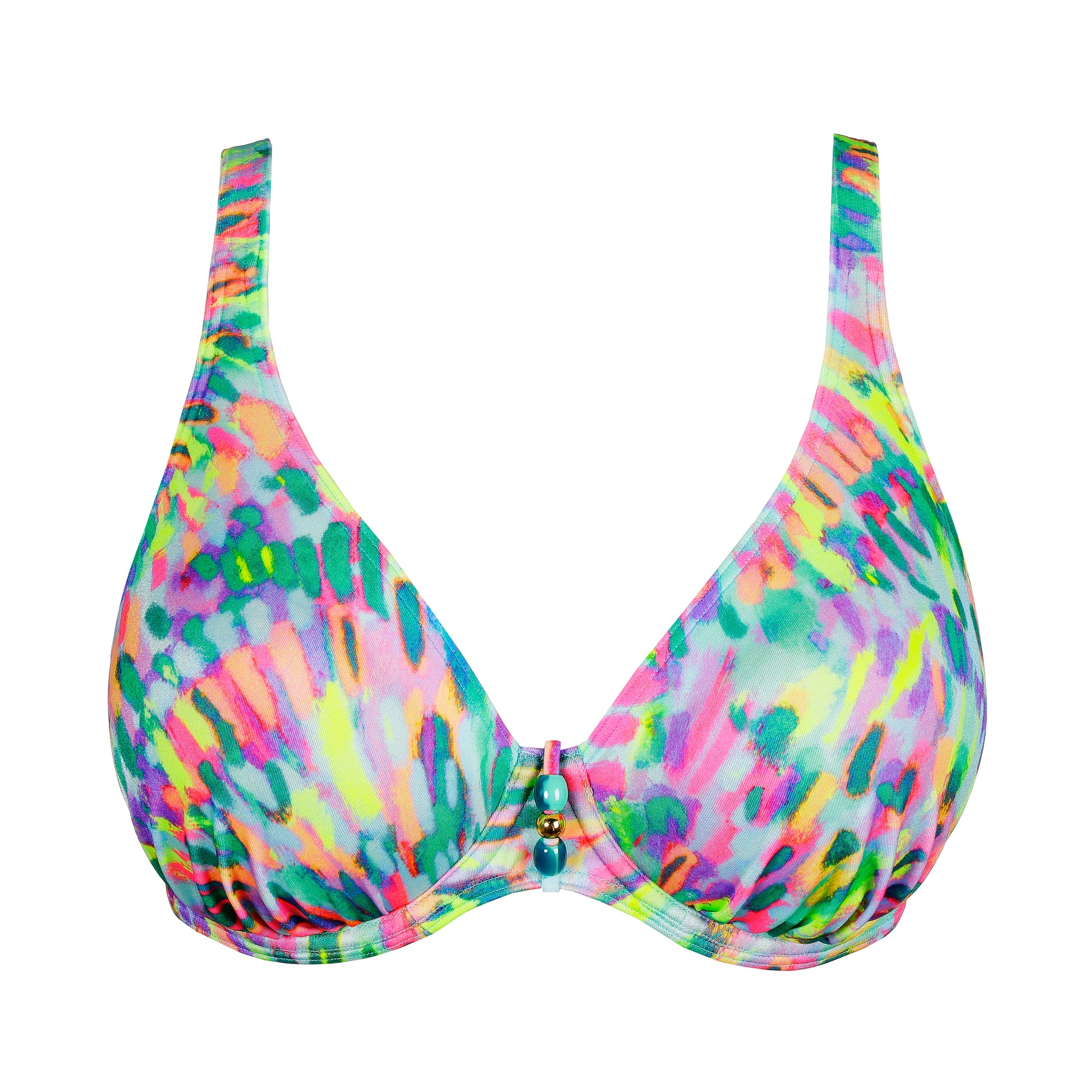 Primadonna Swim Douala plunge bikini halve mousse cup Impressionist Summer