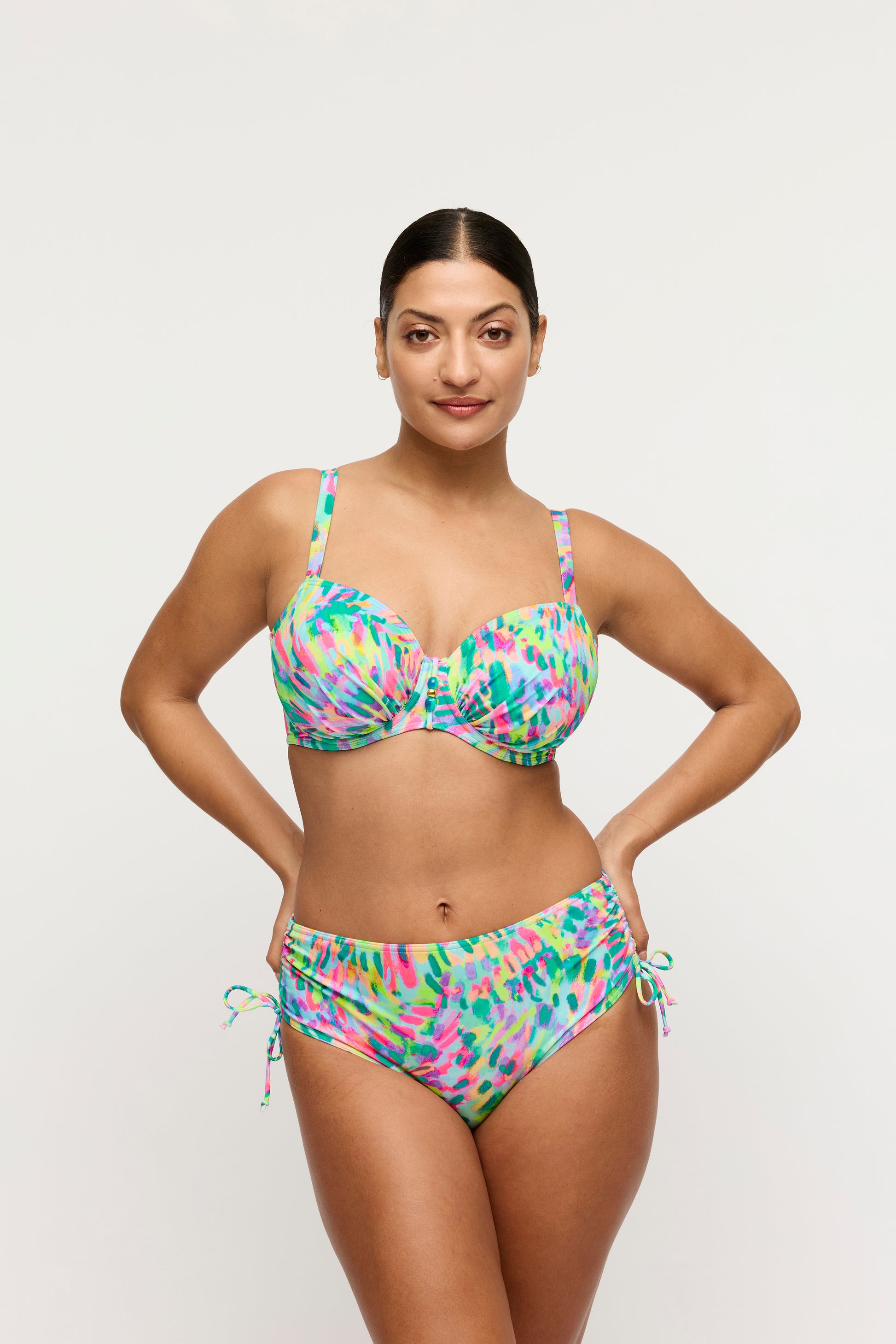 Primadonna Swim Douala bikini tailleslip met koordjes Impressionist Summer